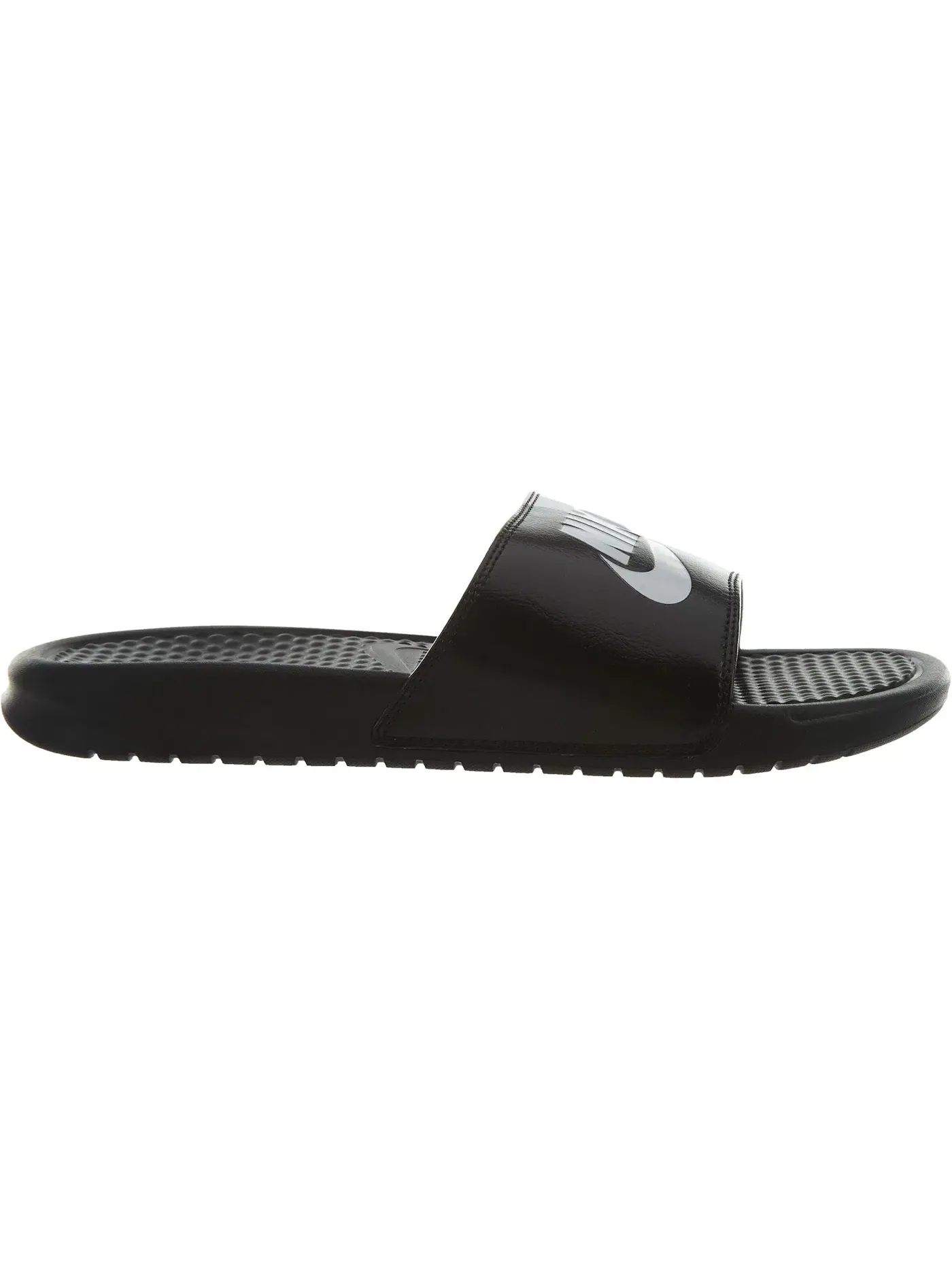 Мужские шлепанцы Nike Benassi Jdi — изображение 1 из 1, черный/платиновый-черный