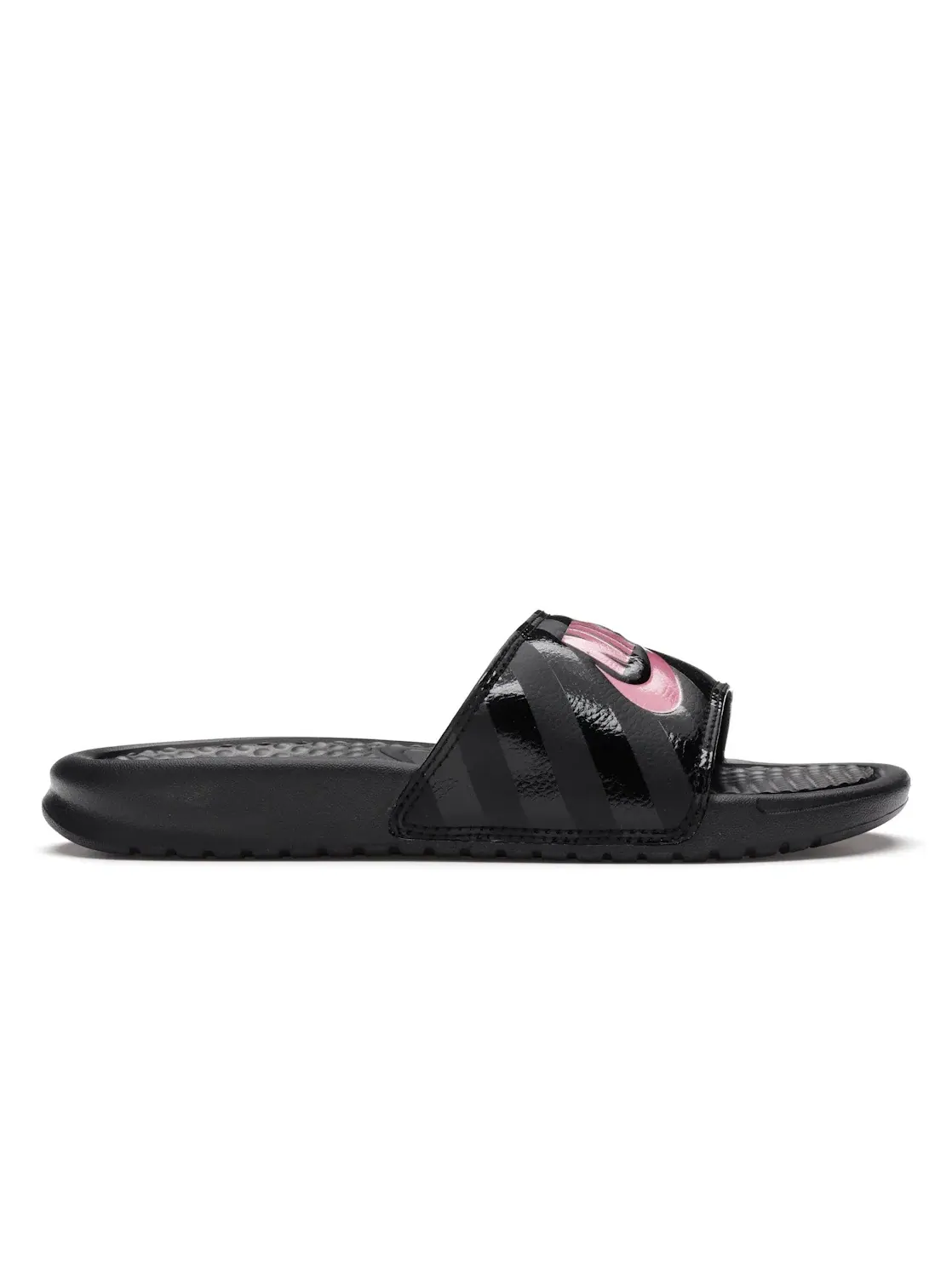 Женские шлепанцы Nike Benassi Jdi — изображение 1 из 4, черный розовый-черный