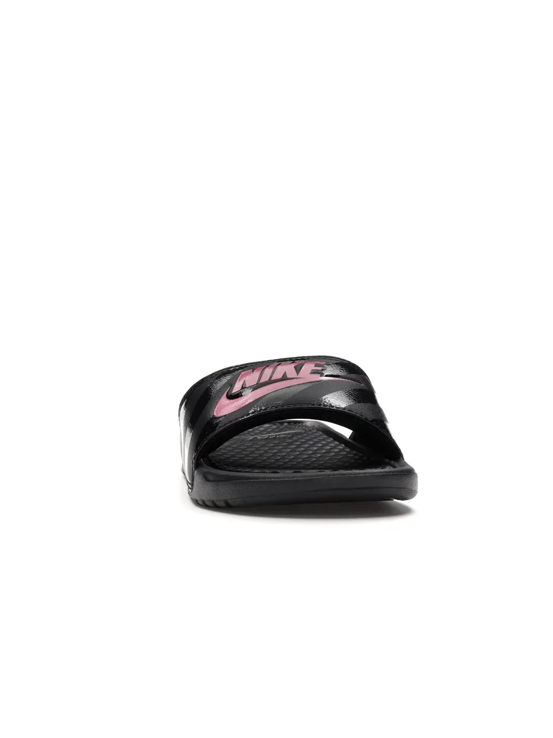 Женские шлепанцы Nike Benassi Jdi — изображение 2 из 4, черный розовый-черный