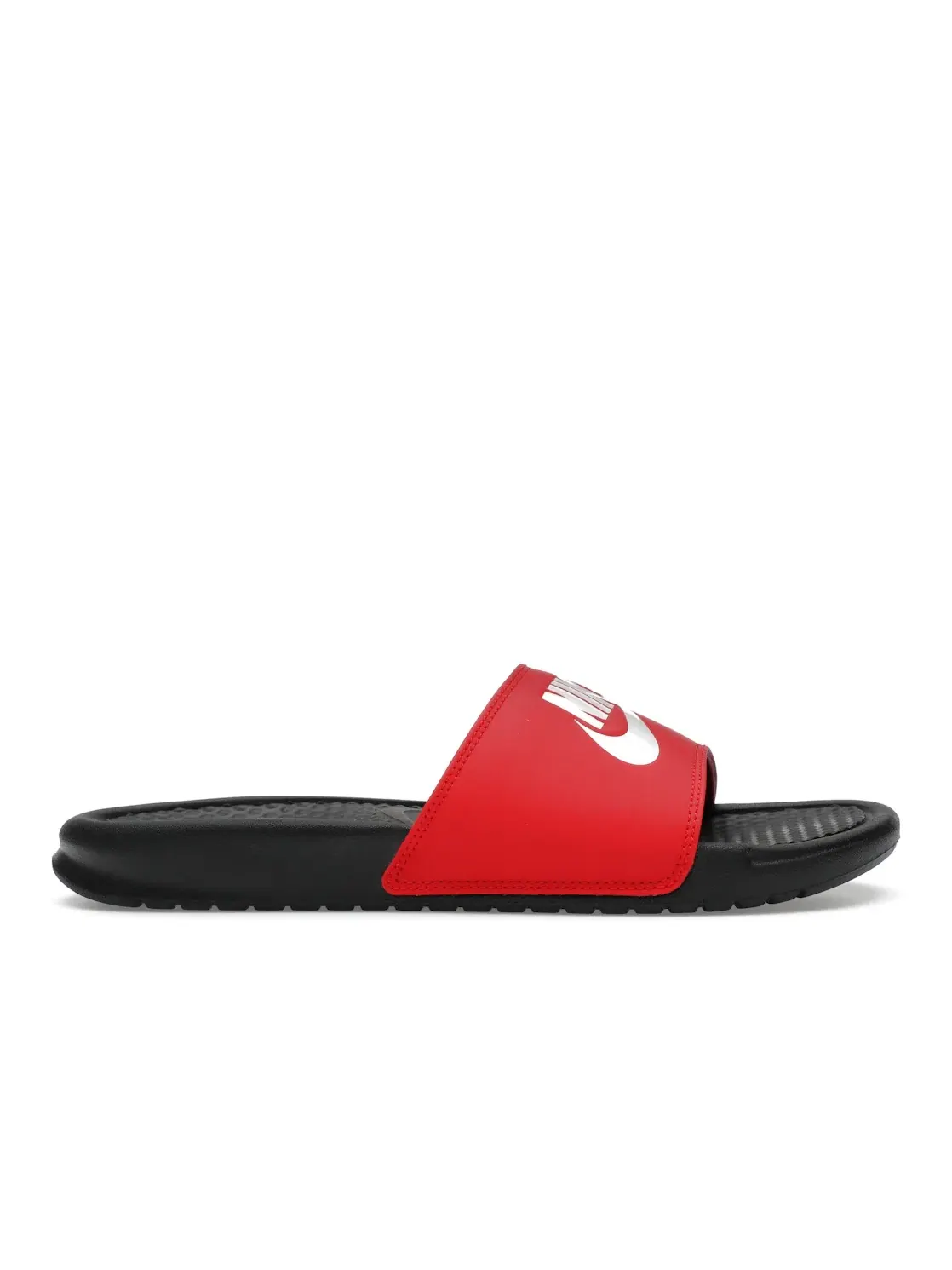 Мужские шлепанцы без задника Nike Benassi JDI Nike — изображение 1 из 4, черный/белый-красный