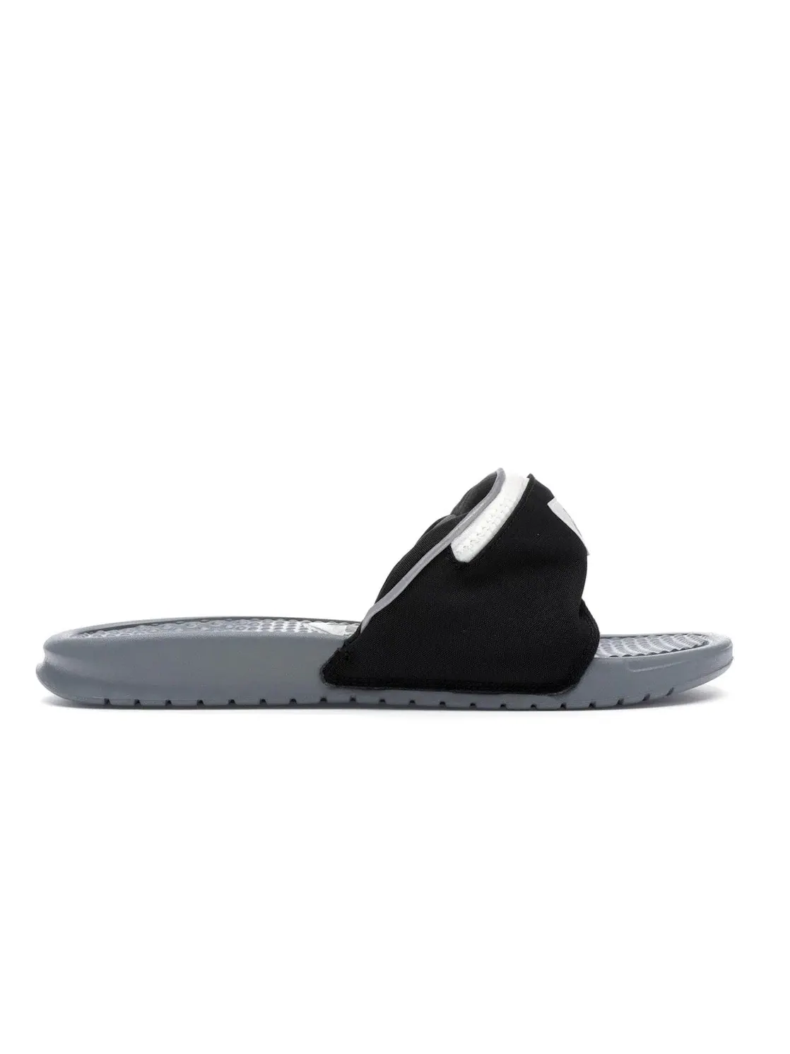 Мужские сланцы с кармашком Nike Benassi — изображение 1 из 4, черный/белый-серый
