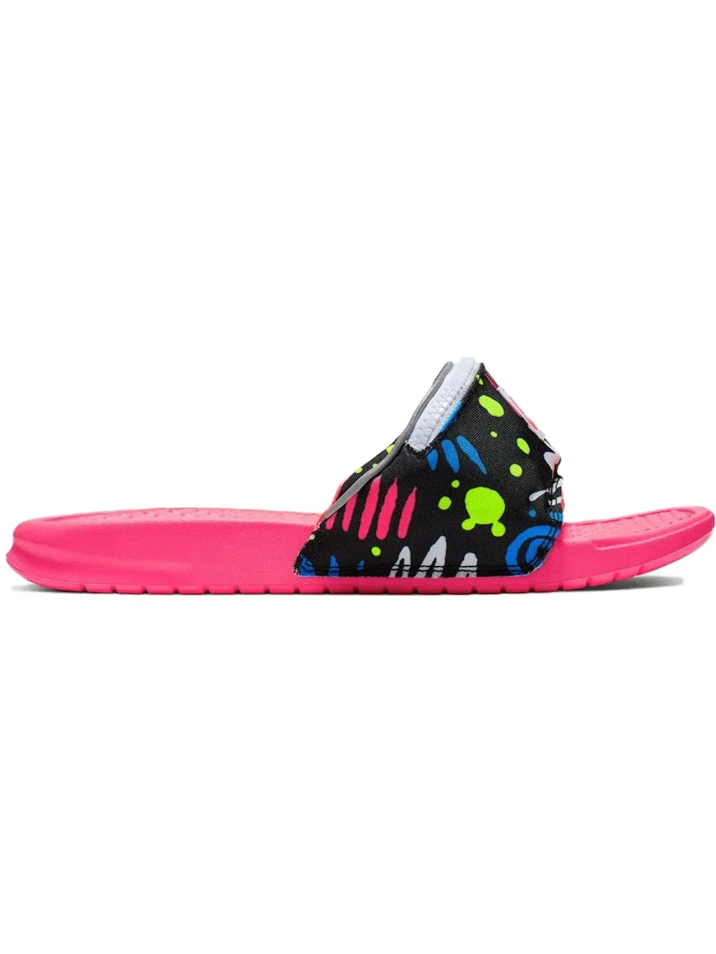 Мужские сандалии-слайды Nike Benassi JDI Print Slide Nike — изображение 1 из 1, розовый