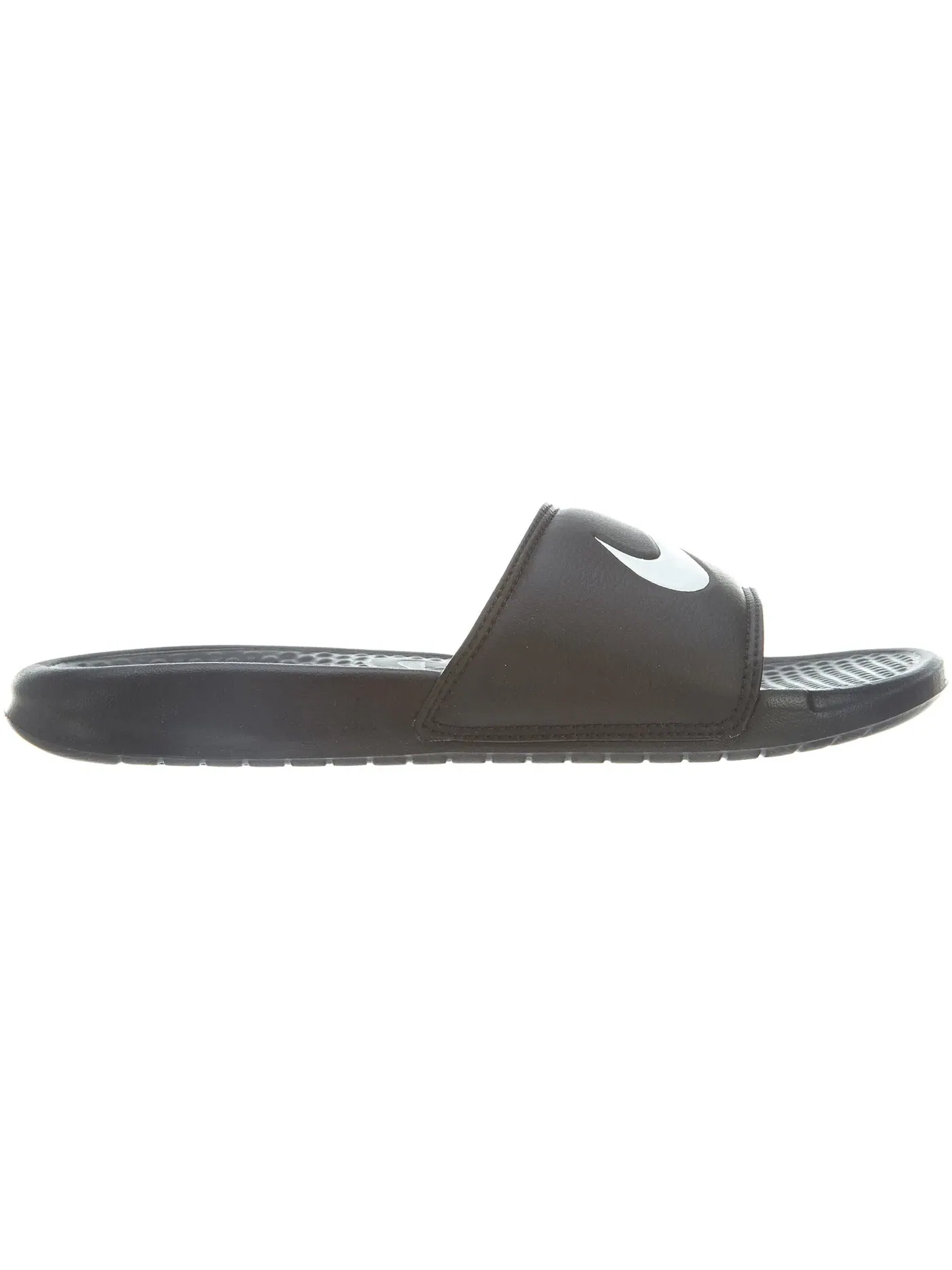 Мужские сандалии Nike Bennasi Swoosh — изображение 1 из 1, черный/белый