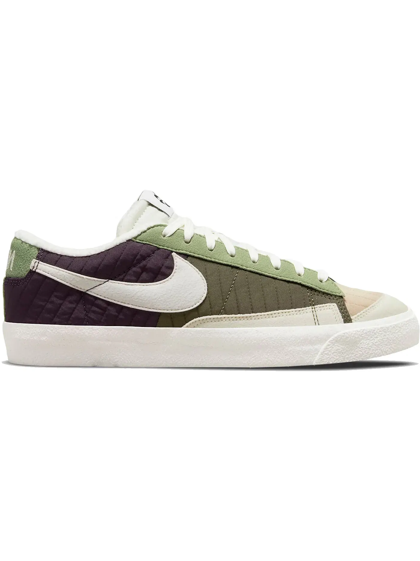 Мужские кроссовки Lifestyle Nike Blazer 77 Low Premium — изображение 1 из 1, фиолетовый/оливковый