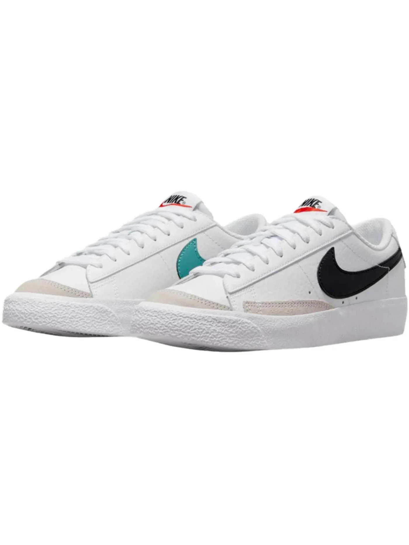 Детские кроссовки с низким профилем Nike Blazer 77 Low — изображение 2 из 2, белый/черный/белый