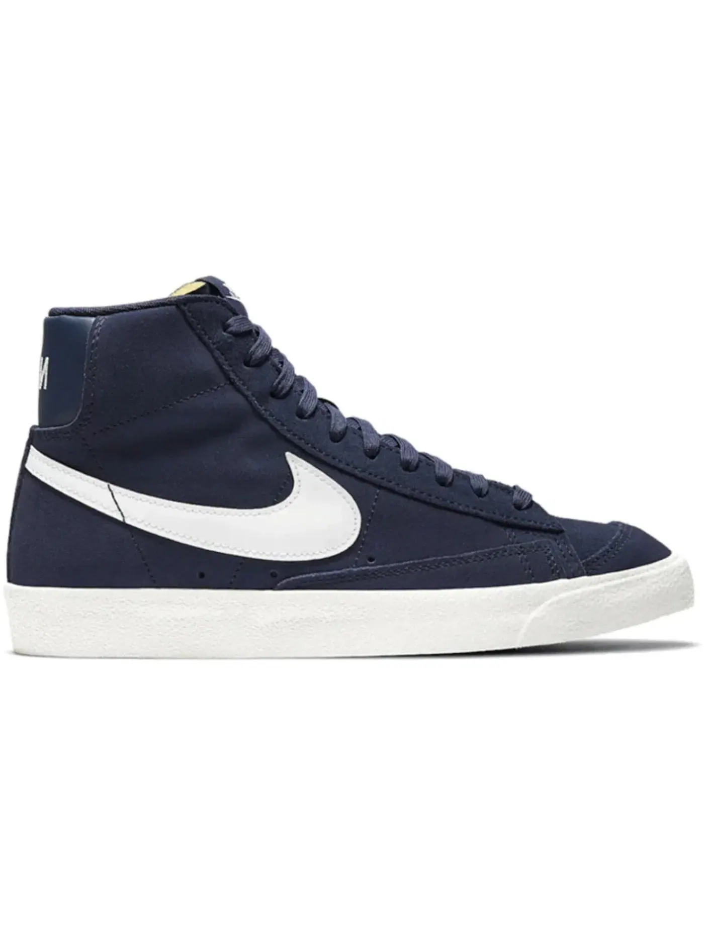 Женские кроссовки с замшевым верхом Nike Blazer 77 Mid — изображение 1 из 1, синий/белый