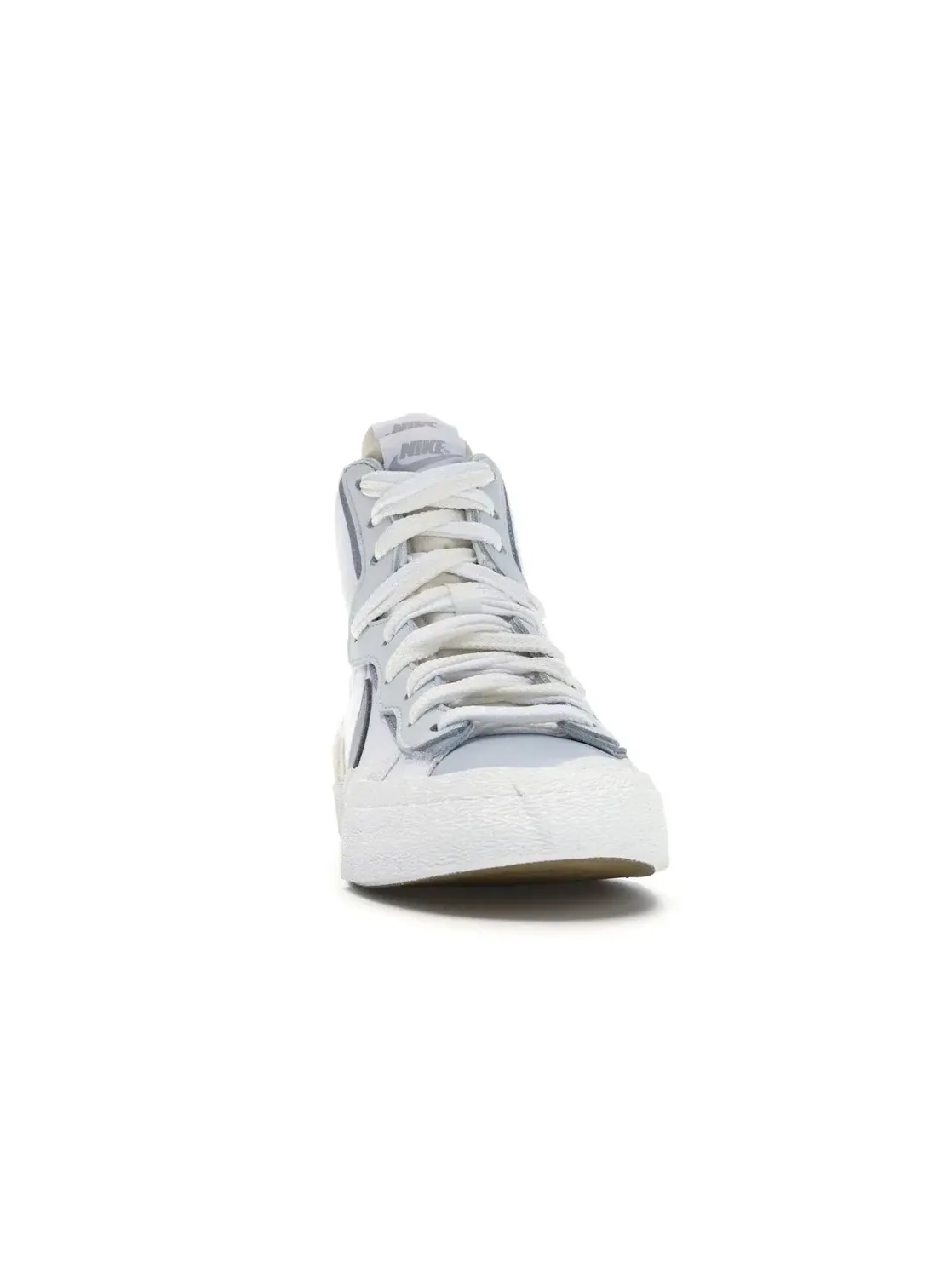 Мужские кроссовки Sacai Nike Blazer Mid White Grey — изображение 2 из 4, белый/белый-серый-черный