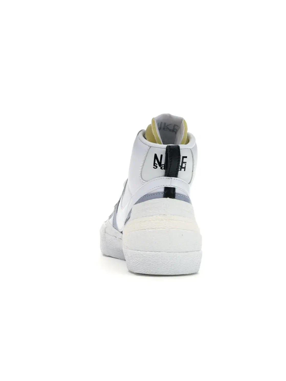 Мужские кроссовки Sacai Nike Blazer Mid White Grey — изображение 4 из 4, белый/белый-серый-черный