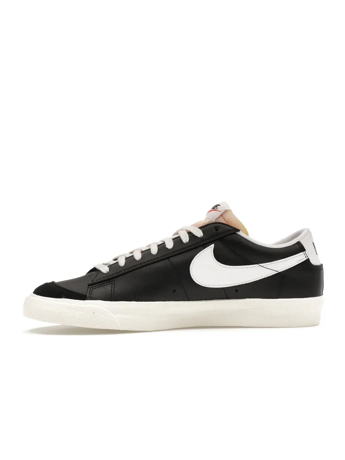 Мужские кроссовки с ретро-дизайном Nike Blazer Low 77 Nike — изображение 3 из 4, черный/белый
