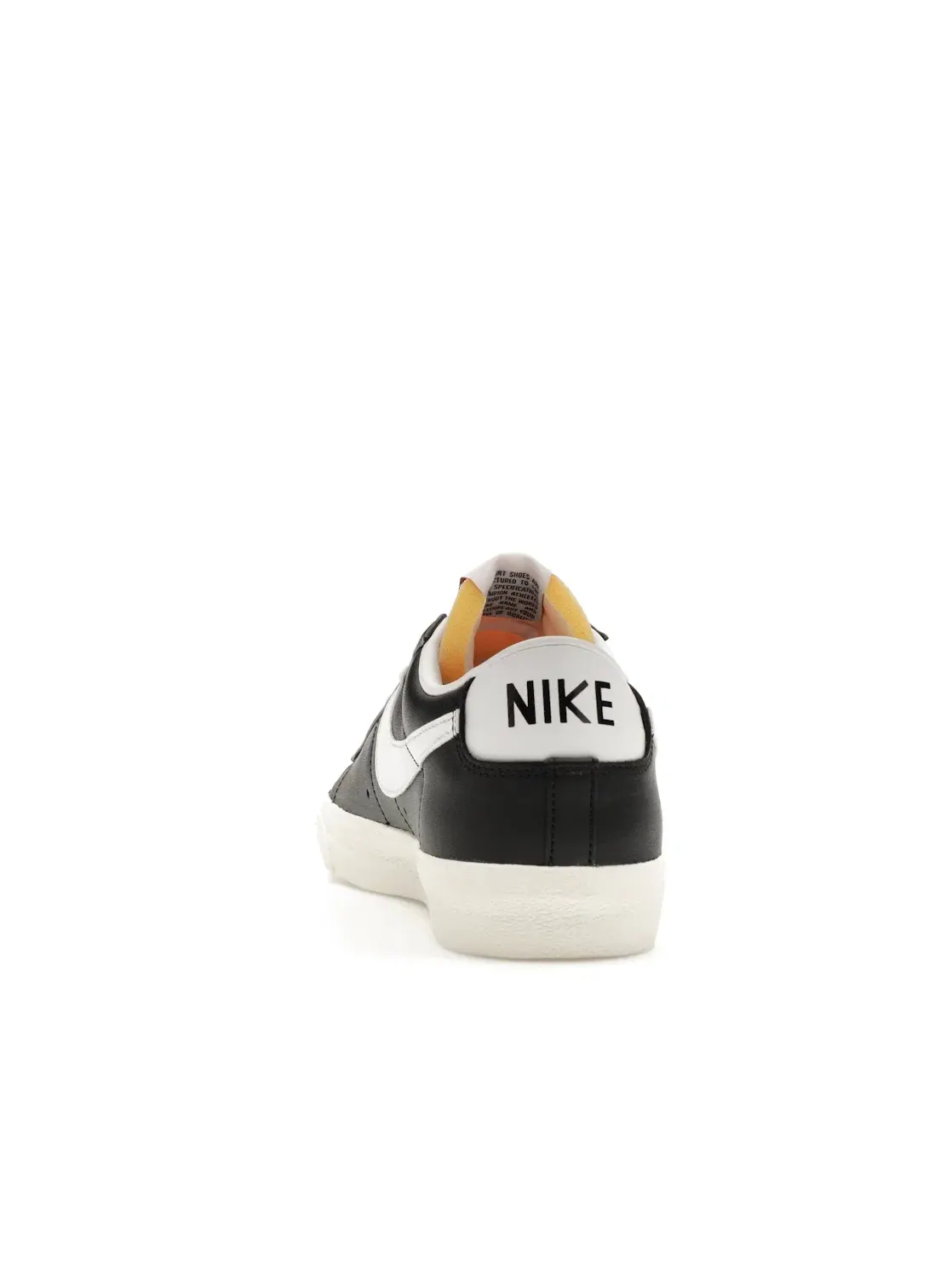 Мужские кроссовки с ретро-дизайном Nike Blazer Low 77 Nike — изображение 4 из 4, черный/белый
