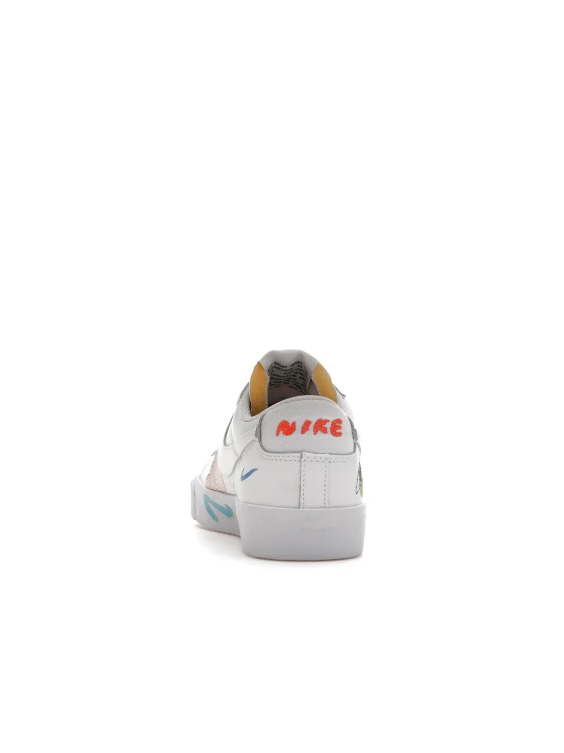Мужские кроссовки лимитированной серии Nike Blazer Low 77 Flyleather — изображение 4 из 4, белый/белый-белый