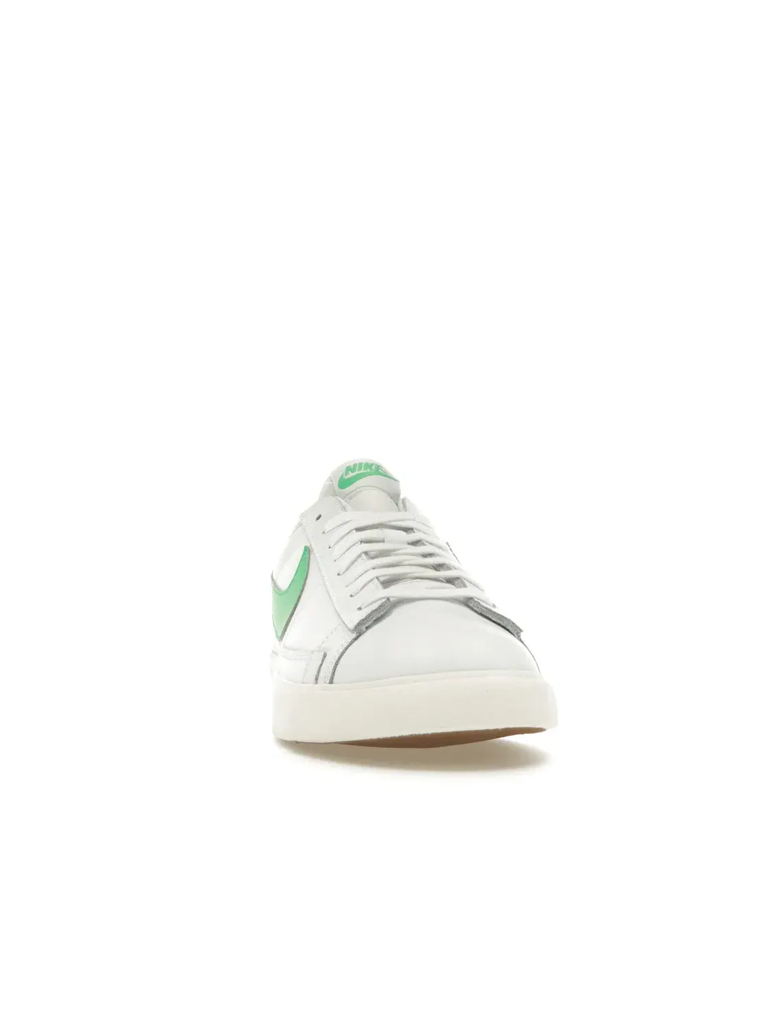 Мужские кроссовки повседневные Nike Blazer Low 77 — изображение 2 из 4, белый/зеленый