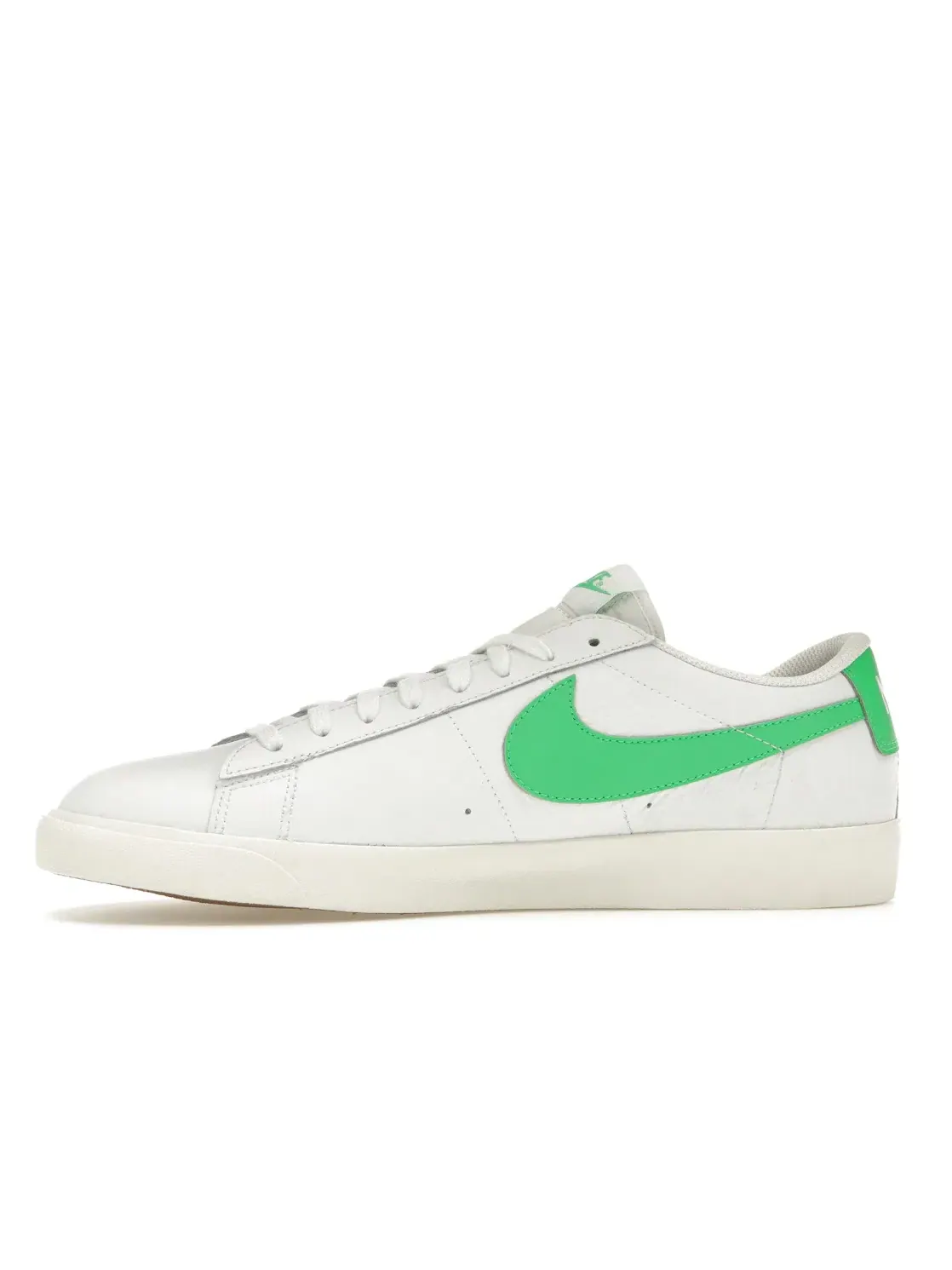 Мужские кроссовки повседневные Nike Blazer Low 77 — изображение 3 из 4, белый/зеленый