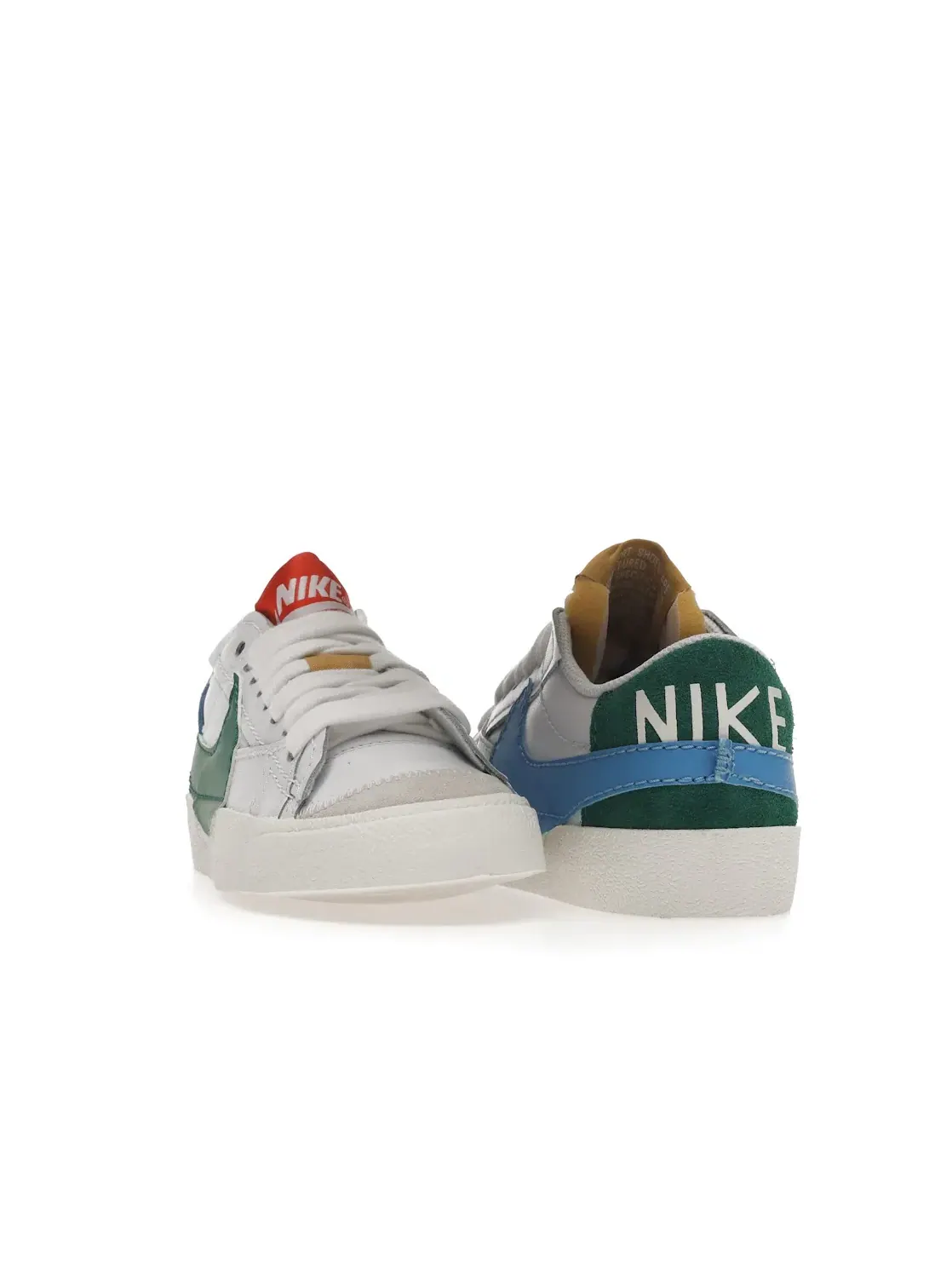 Женские кроссовки Lifestyle с принтом Nike Blazer Low 77 Jumbo — изображение 2 из 4, белый/синий