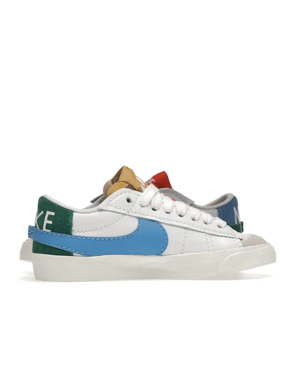 Женские кроссовки Lifestyle с принтом Nike Blazer Low 77 Jumbo — изображение 3 из 4, белый/синий