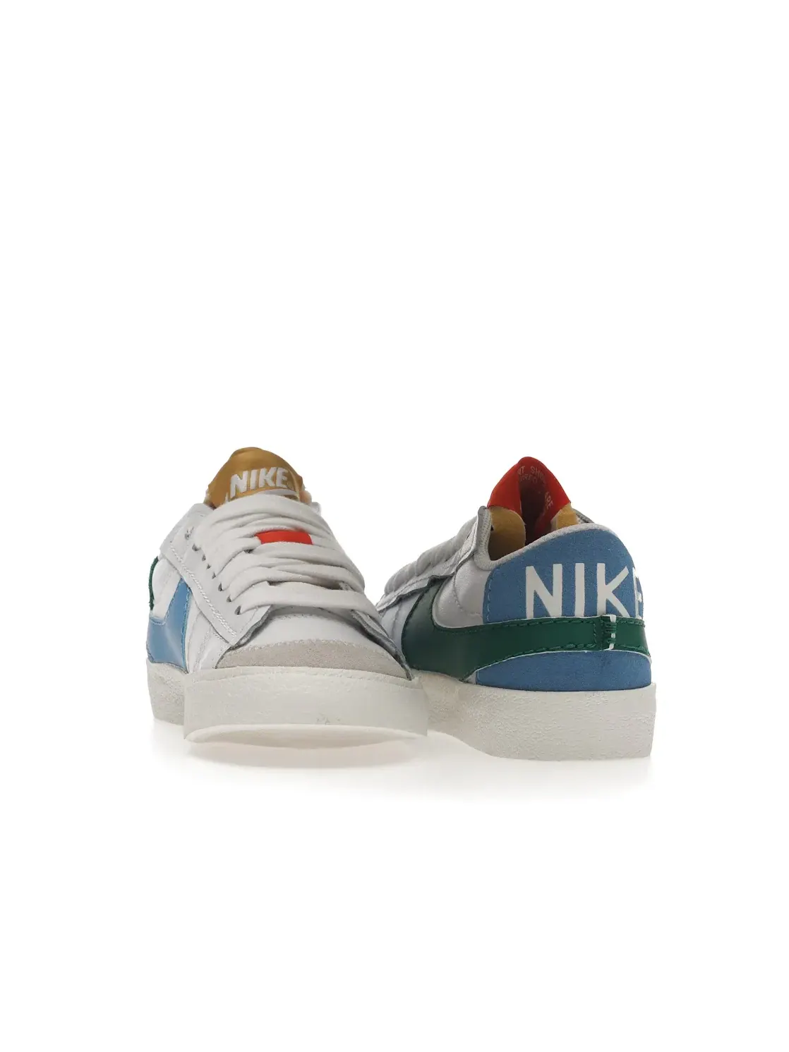 Женские кроссовки Lifestyle с принтом Nike Blazer Low 77 Jumbo — изображение 4 из 4, белый/синий