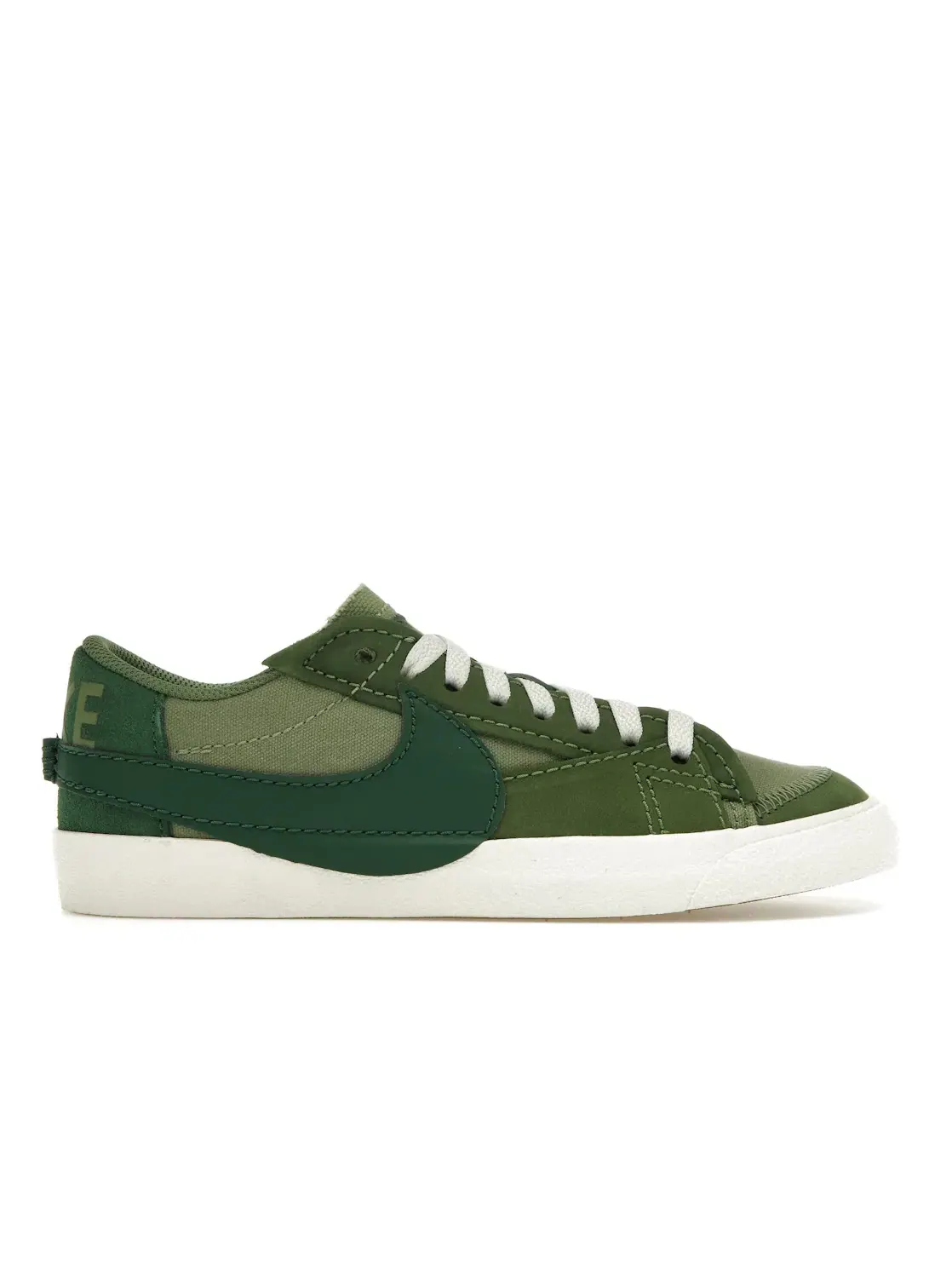 Мужские кроссовки на шнуровке Nike Blazer Low 77 Jumbo — изображение 1 из 4, зеленый/зеленый
