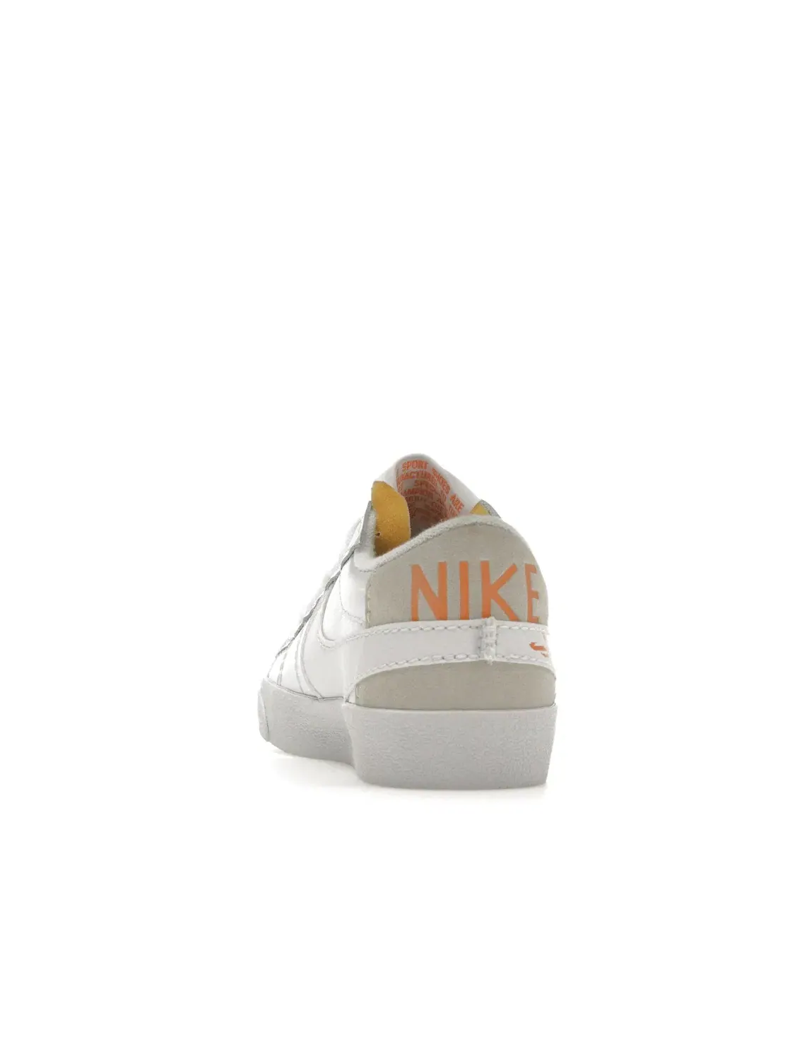 Мужские кроссовки Lifestyle Nike Blazer Low '77 Jumbo — изображение 4 из 4, белый/оранжевый