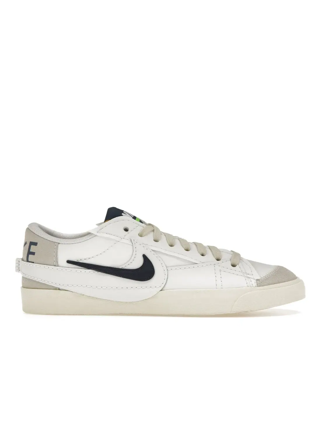 Мужские кроссовки на низком подъеме Nike Blazer Low 77 Jumbo SE — изображение 1 из 4, белый/темно-синий//белый