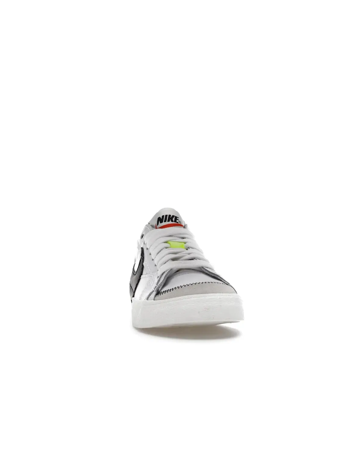 Мужские кроссовки Lifestyle с большим логотипом Nike Blazer Low 77 Jumbo Nike — изображение 2 из 4, белый/белый//черный