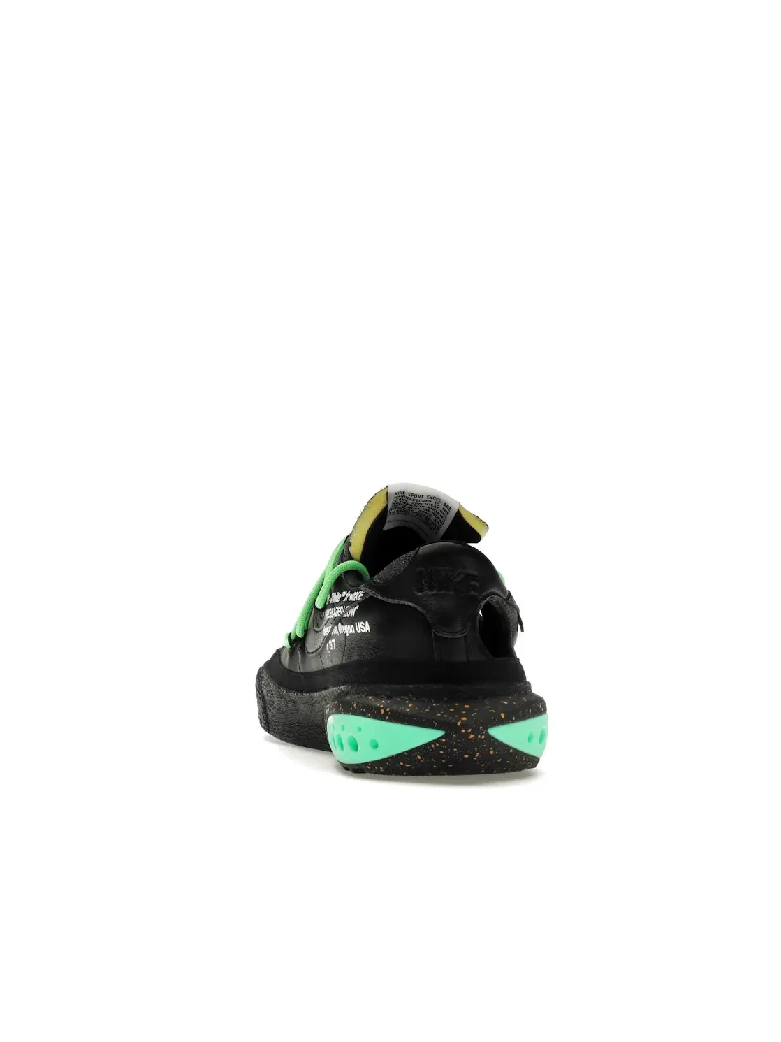 Мужские кроссовки Lifestyle без шнуровки Nike Blazer Low — изображение 4 из 4, черный/черный-зеленый