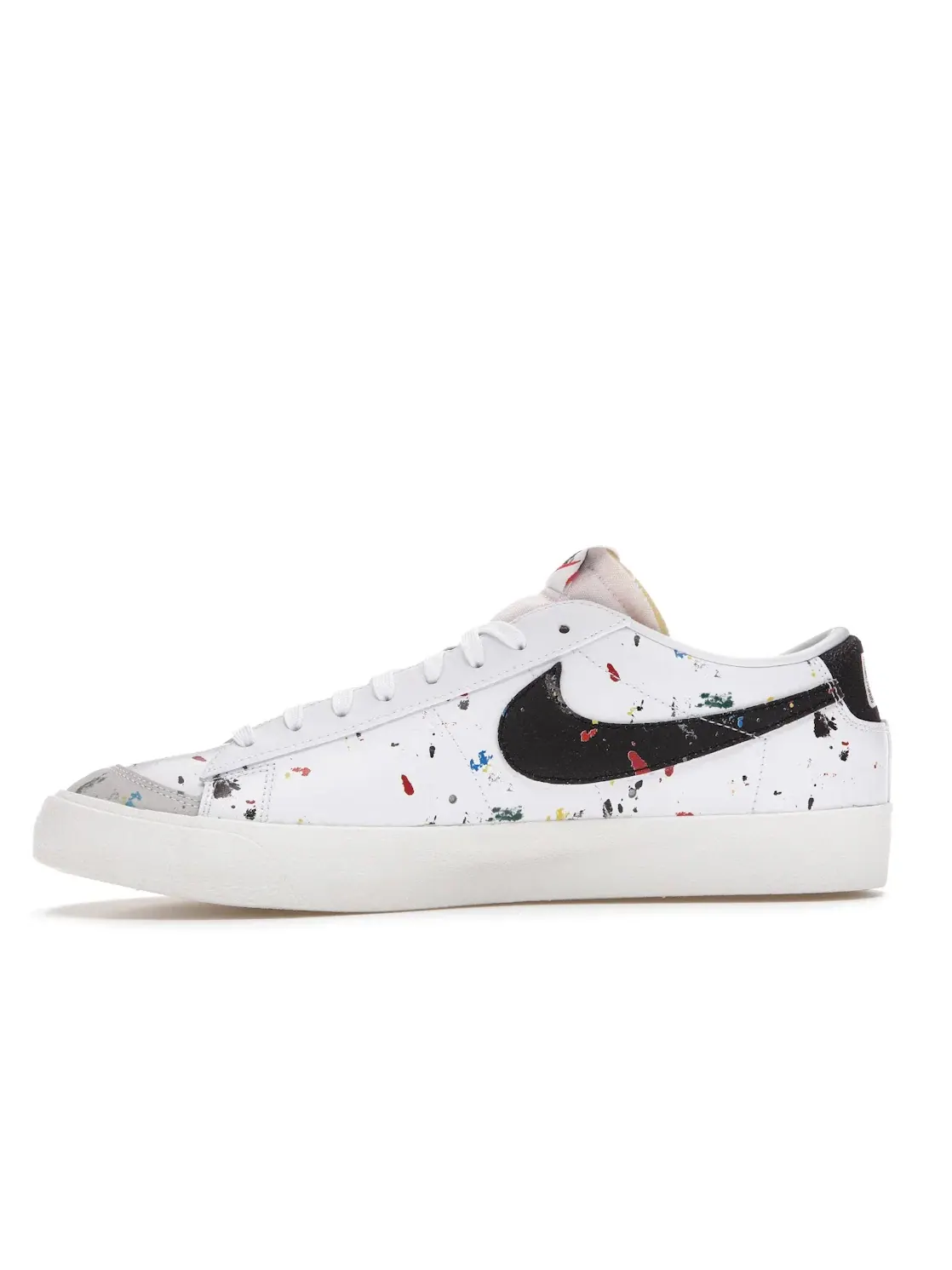 Мужские кроссовки Lifestyle с принтом Nike Blazer Low 77 — изображение 3 из 4, белый/черный
