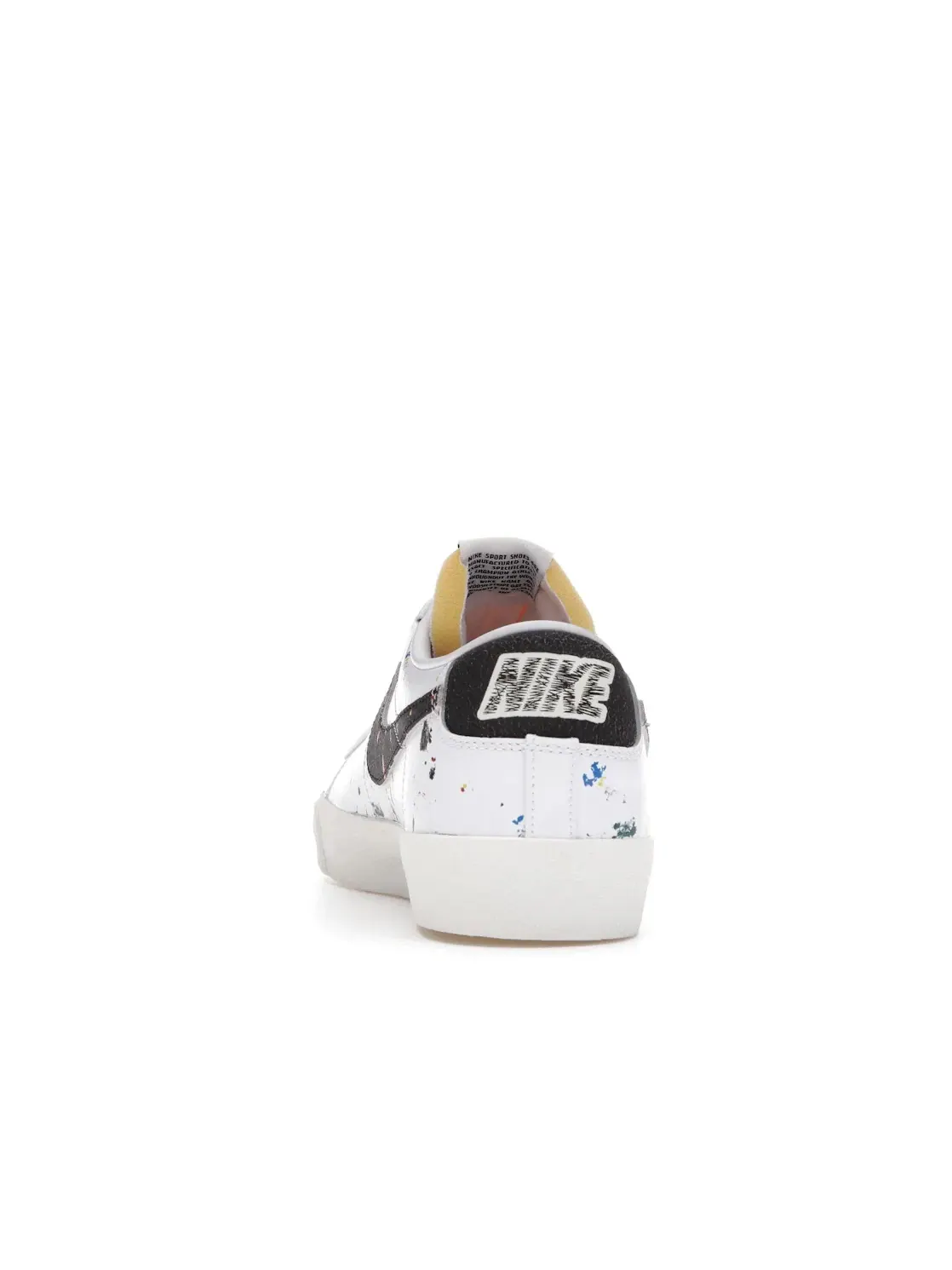 Мужские кроссовки Lifestyle с принтом Nike Blazer Low 77 — изображение 4 из 4, белый/черный
