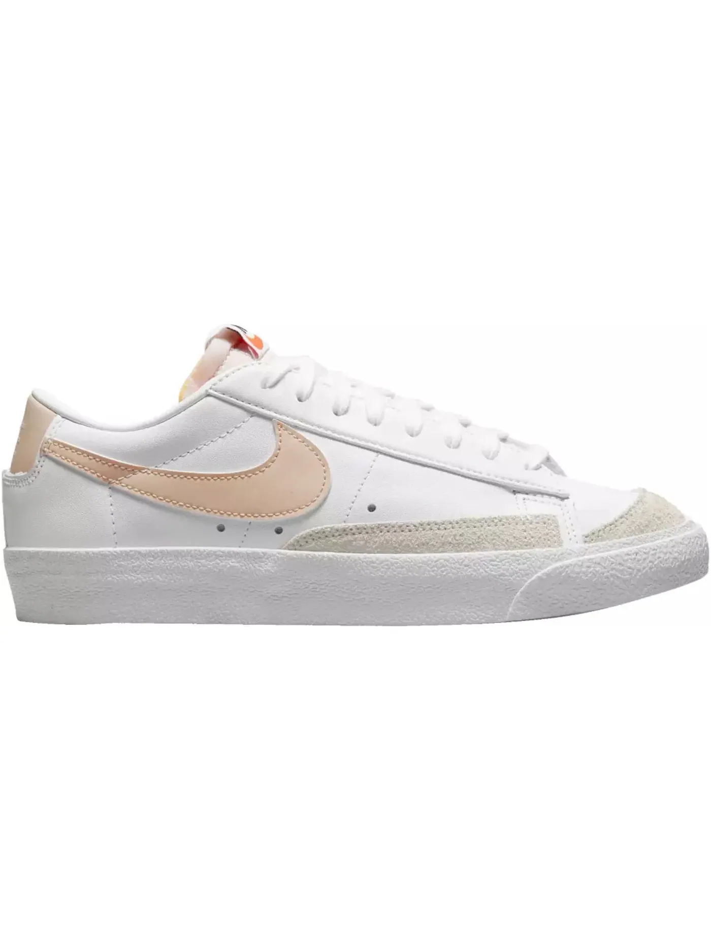Женские кроссовки Nike Blazer Low 77 — изображение 1 из 1, белый/бледный/черный