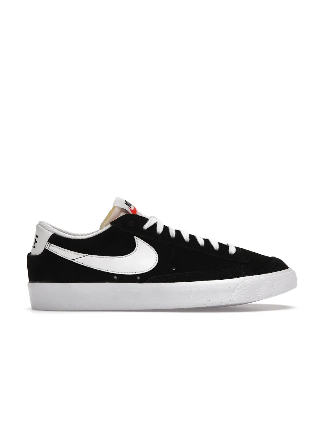 Мужские кроссовки с замшевым верхом Nike Blazer Low 77 Suede — изображение 1 из 4, черный/белый