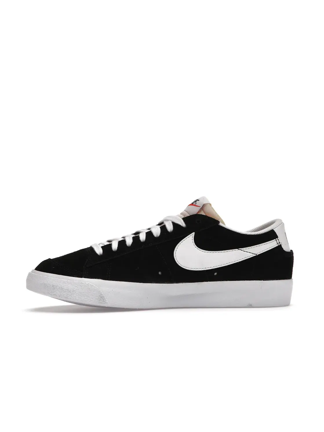 Мужские кроссовки с замшевым верхом Nike Blazer Low 77 Suede — изображение 3 из 4, черный/белый