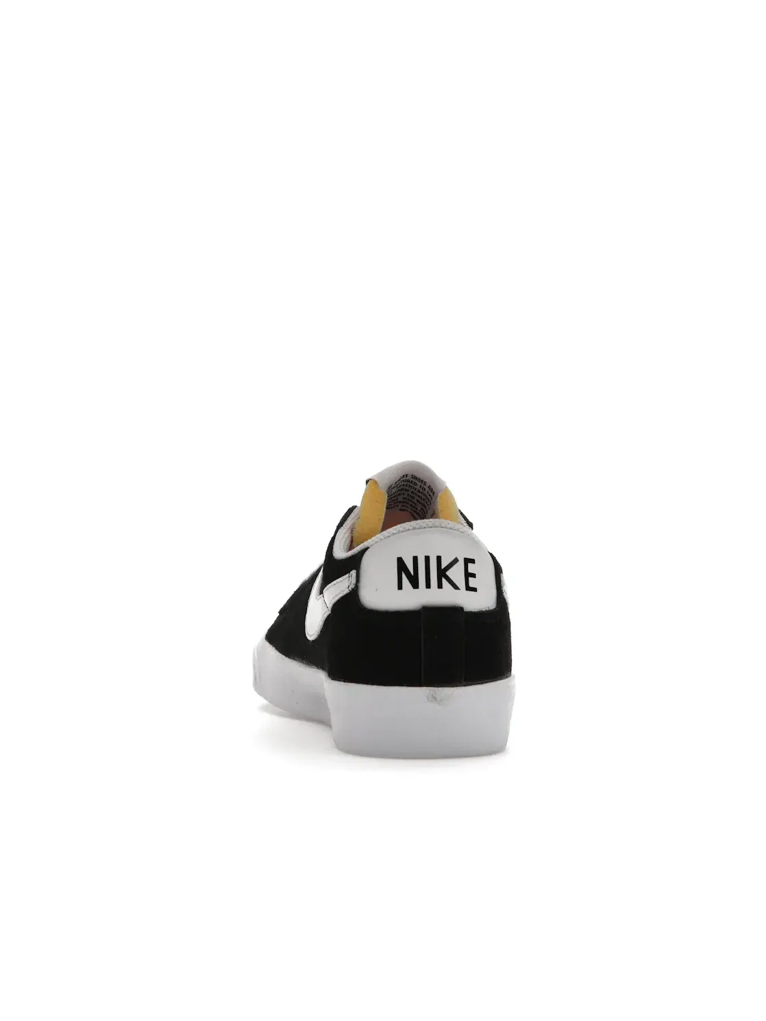 Мужские кроссовки с замшевым верхом Nike Blazer Low 77 Suede — изображение 4 из 4, черный/белый
