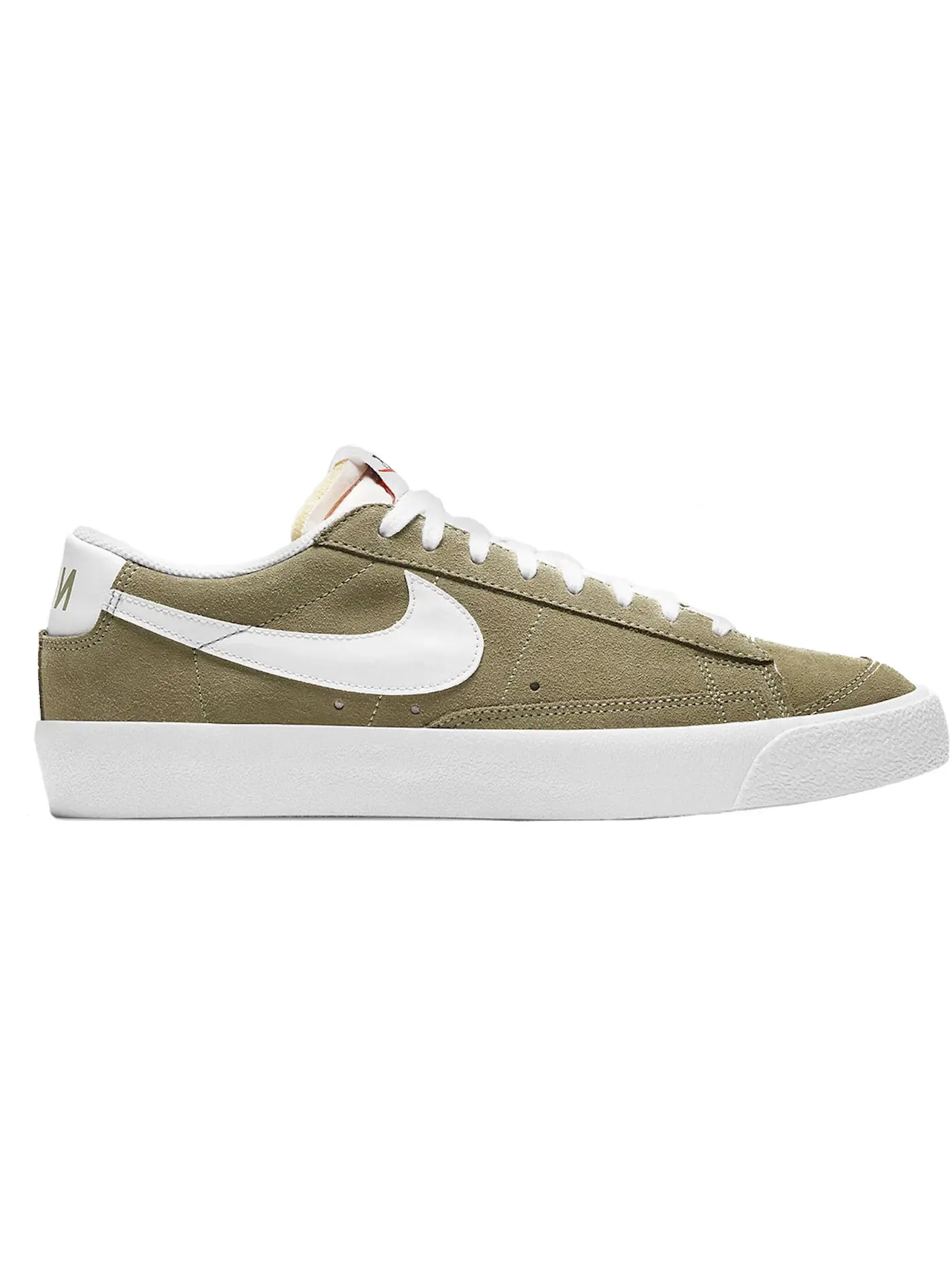 Мужские кроссовки Lifestyle Nike Blazer Low 77 Suede — изображение 1 из 1, хаки/белый-белый-черный