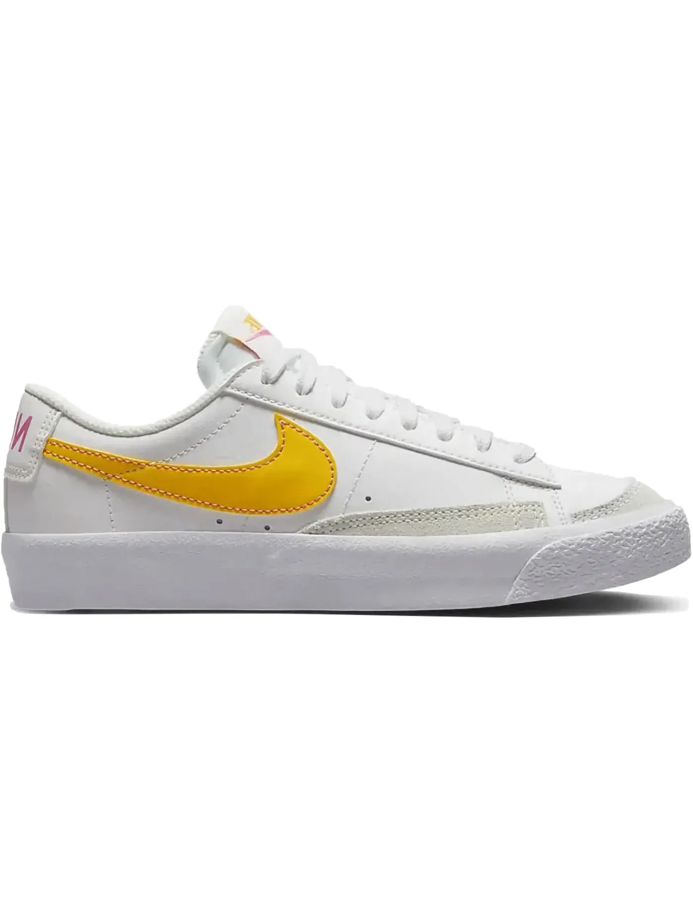 Детские кроссовки lifestyle Nike Blazer Low '77 — изображение 1 из 1, белый//золотистый