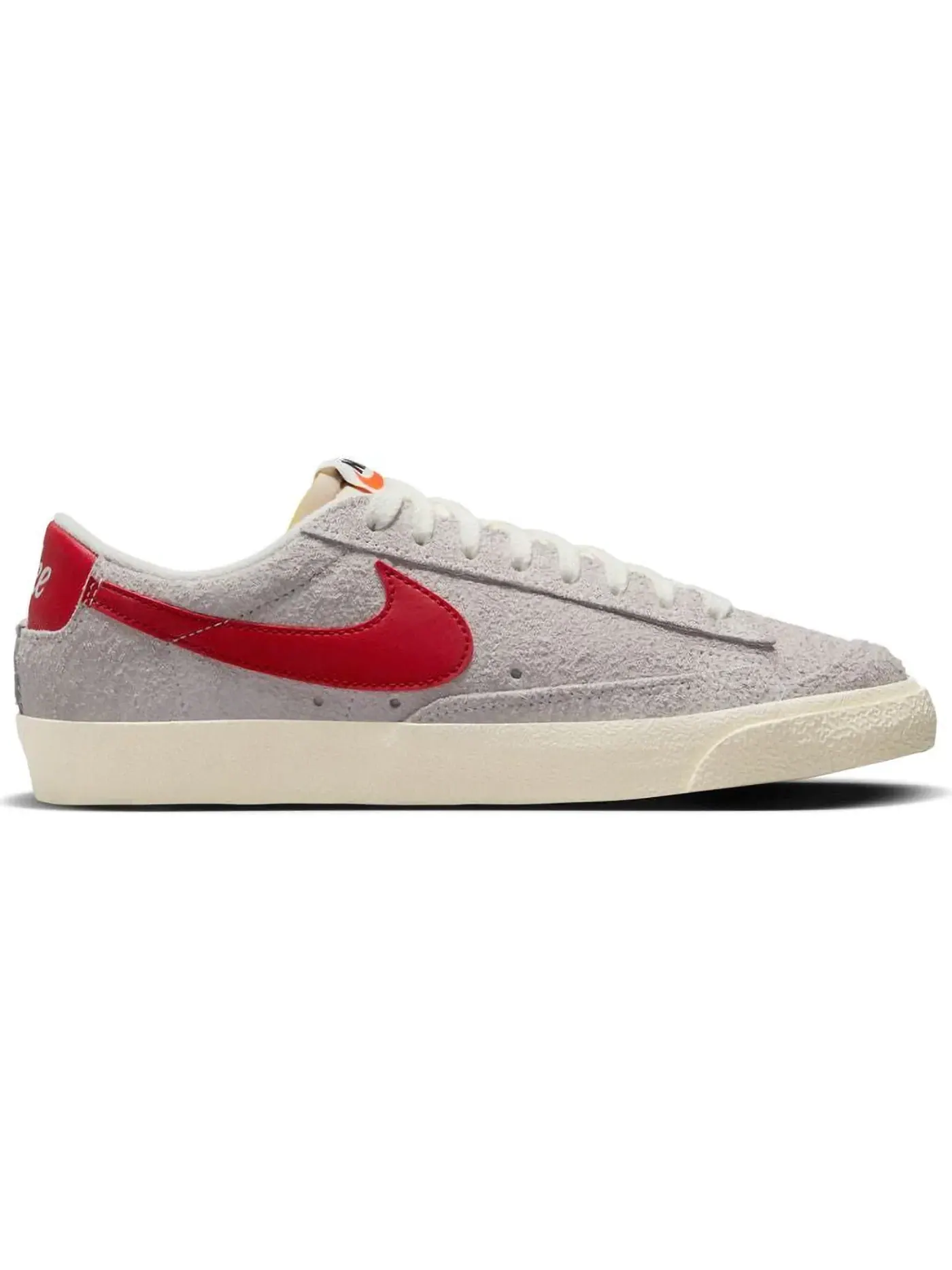 Женские кроссовки с низким профилем Nike Blazer Low '77 Vintage Nike — изображение 1 из 1, белый/красный
