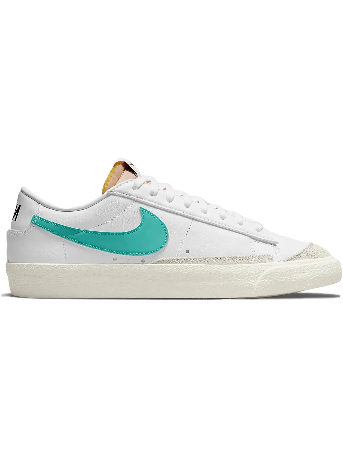Мужские кроссовки с низким профилем Nike Blazer Low 77 Vintage — изображение 1 из 1, белый/черный