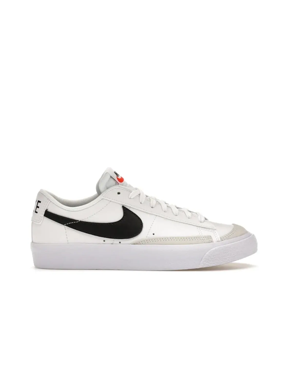 Детские кроссовки с низким профилем Nike Blazer Low 77 Vintage — изображение 1 из 4, белый/-черный