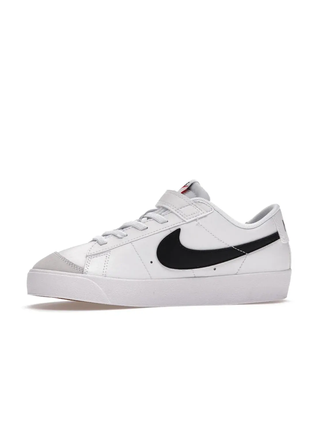 Детские кроссовки с кожаным верхом Nike Blazer Low 77 Vintage Nike — изображение 3 из 4, белый/-черный