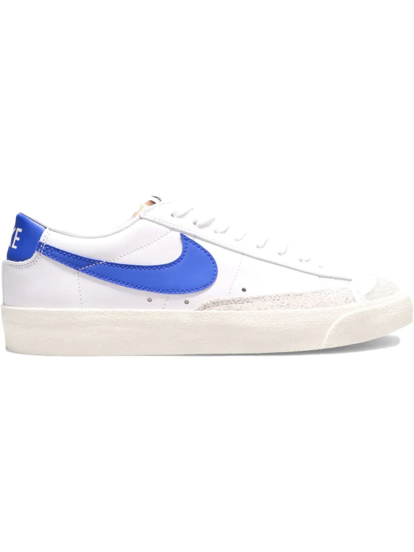 Мужские кроссовки с винтажным дизайном Nike Blazer Low 77 Vintage — изображение 1 из 1, белый/-белый