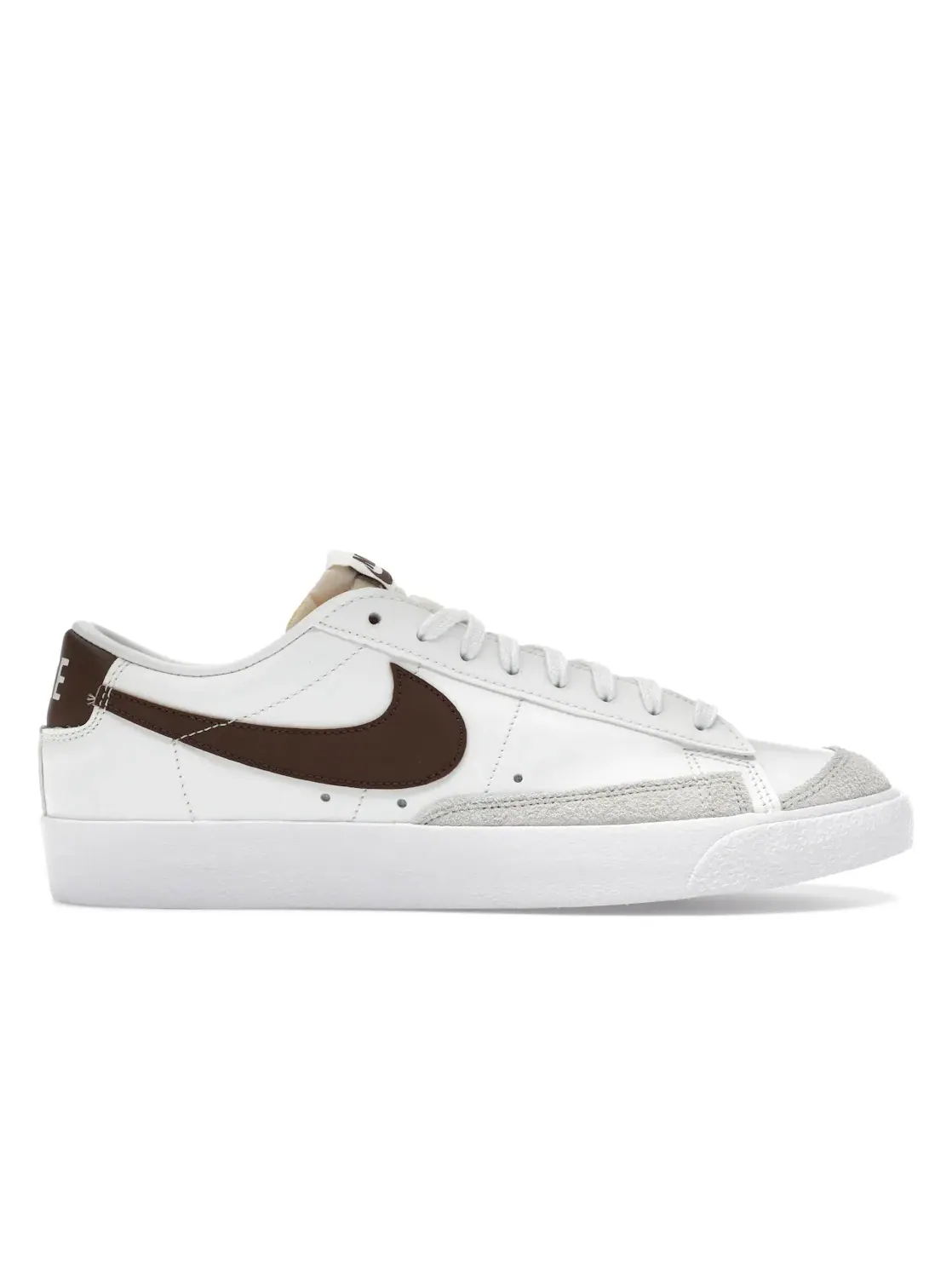 Мужские кроссовки для повседневной носки Nike Blazer Low '77 Vintage Nike — изображение 1 из 4, белый//белый
