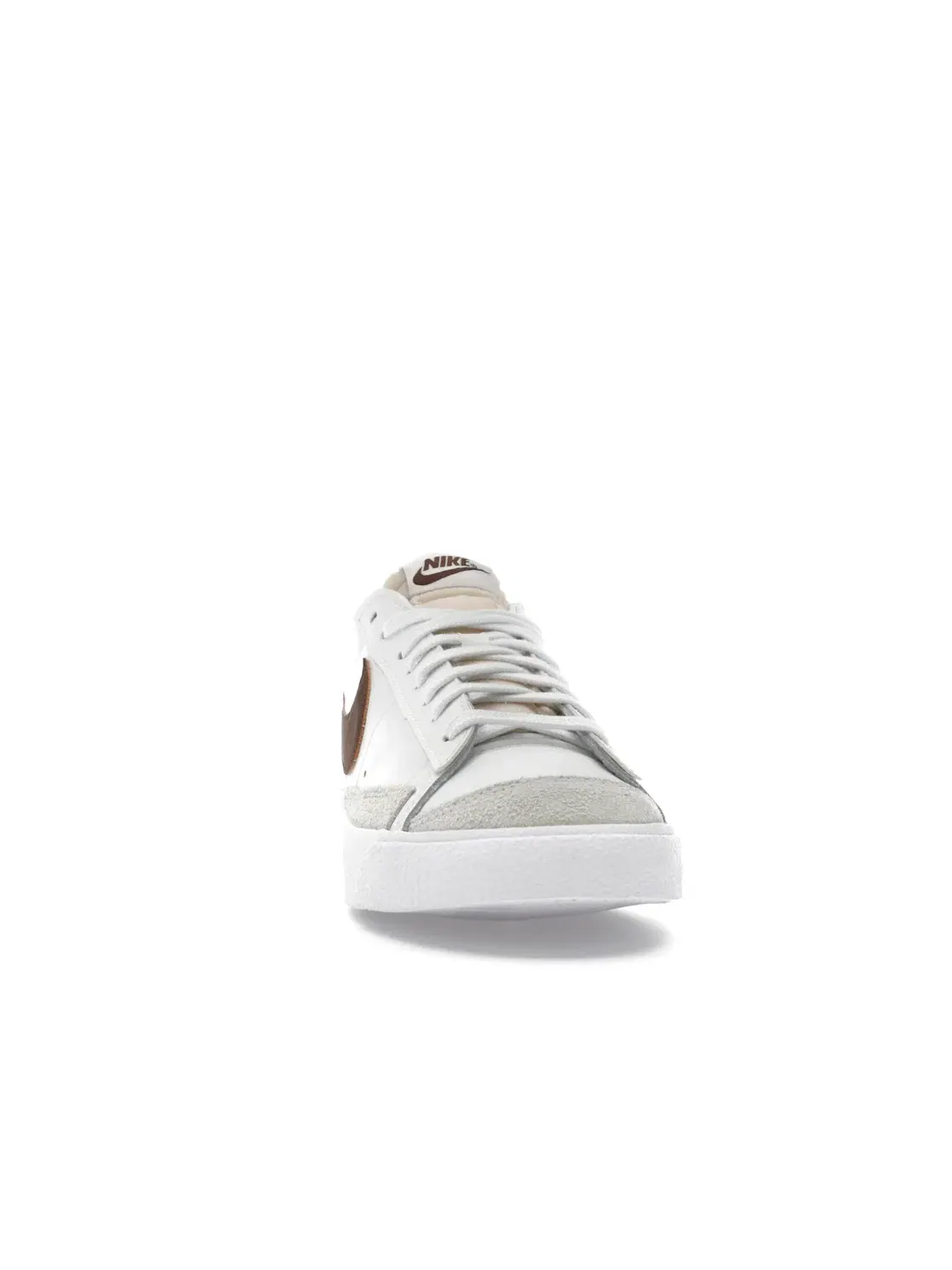 Мужские кроссовки для повседневной носки Nike Blazer Low '77 Vintage Nike — изображение 2 из 4, белый//белый