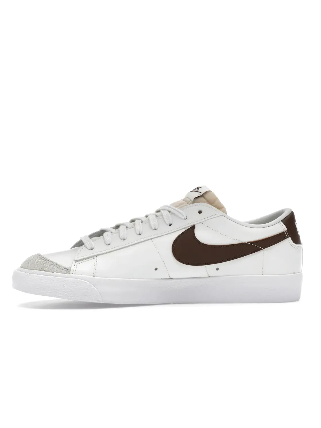 Мужские кроссовки для повседневной носки Nike Blazer Low '77 Vintage Nike — изображение 3 из 4, белый//белый