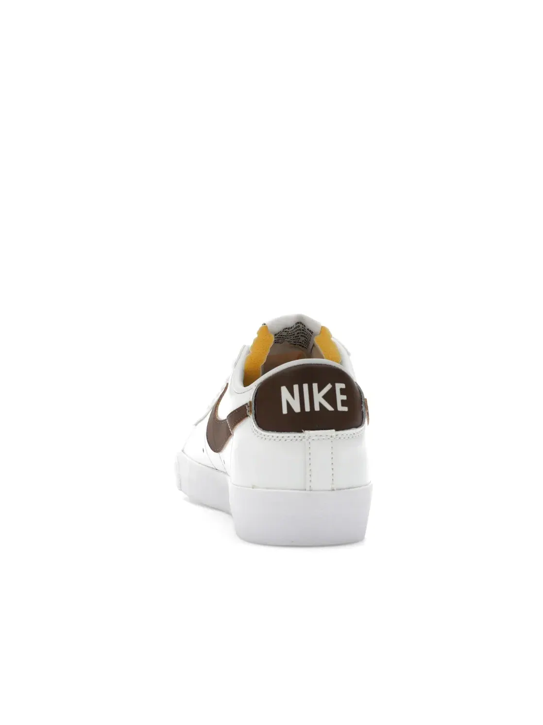 Мужские кроссовки для повседневной носки Nike Blazer Low '77 Vintage Nike — изображение 4 из 4, белый//белый