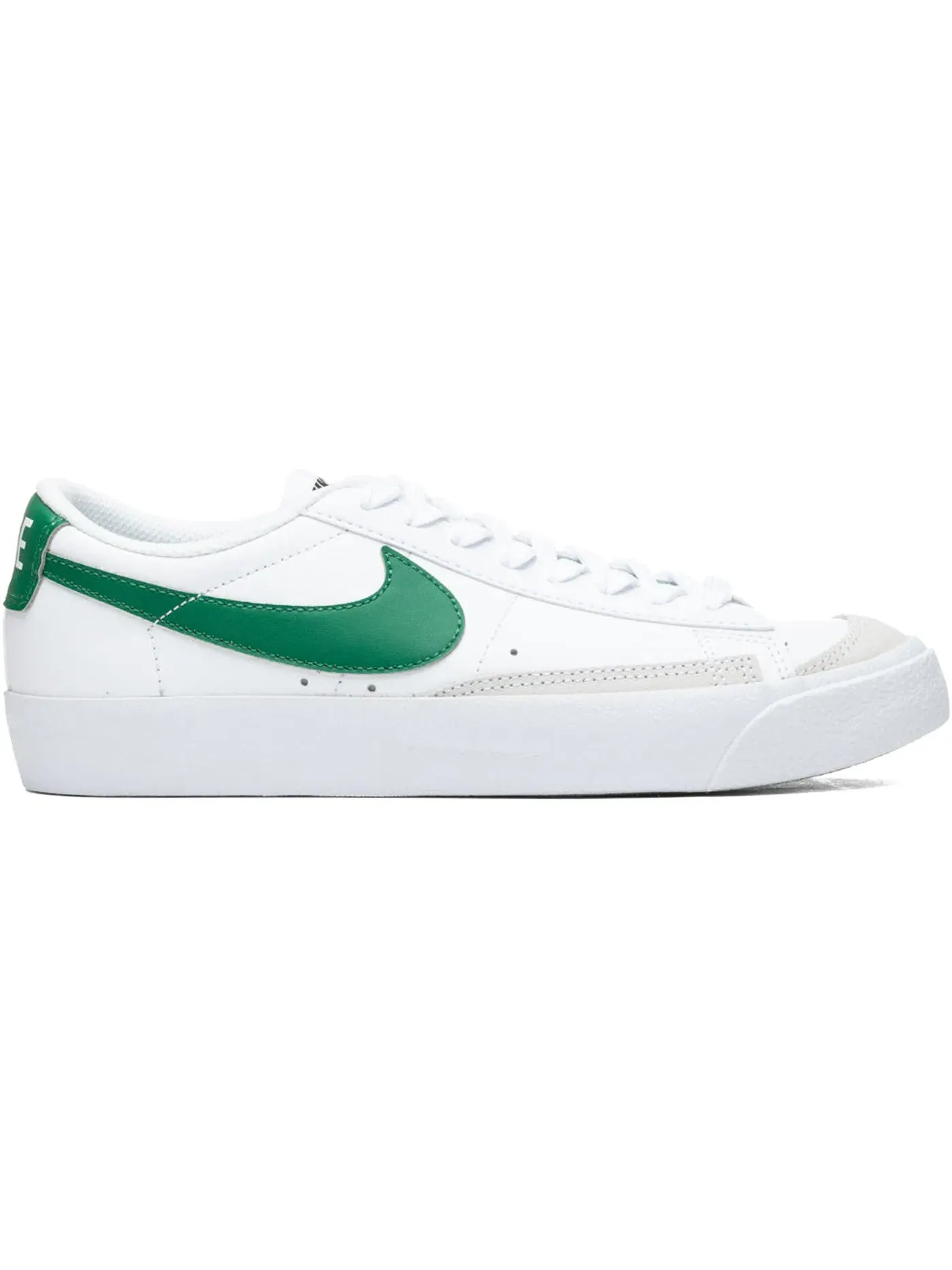 Детские кеды с принтом Nike Blazer Low 77 — изображение 1 из 1, белый зеленый