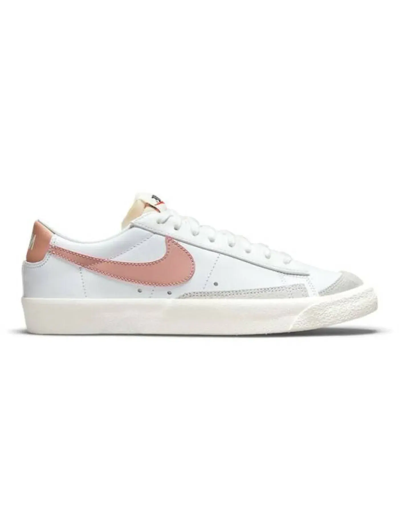 Женские кроссовки Lifestyle Nike Blazer Low 77 — изображение 1 из 1, белый/серый/розовый