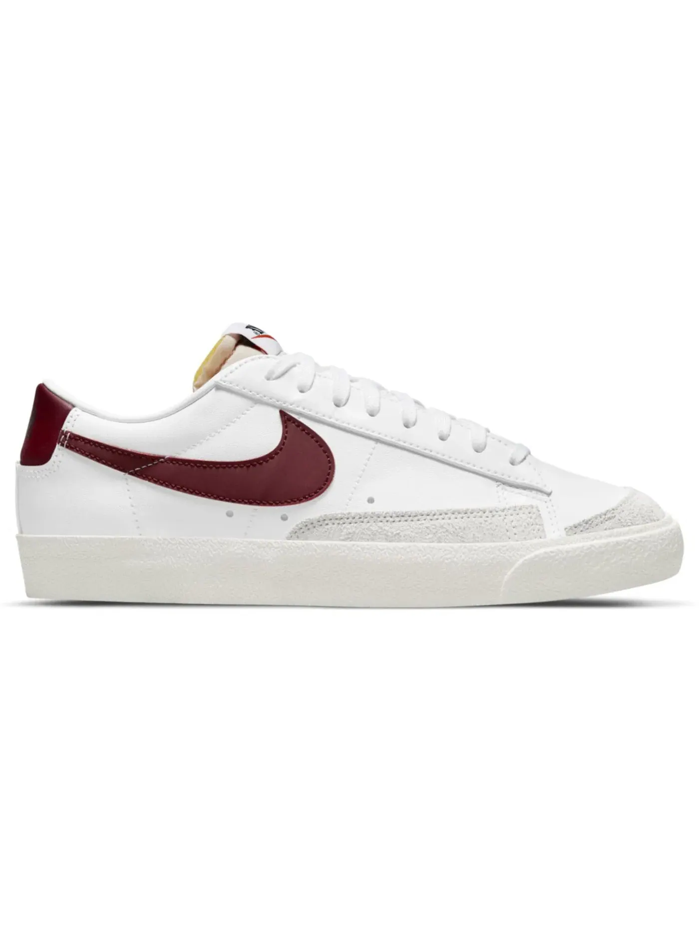 Женские кроссовки Nike Blazer Low 77 — изображение 1 из 1, белый/белый//красный