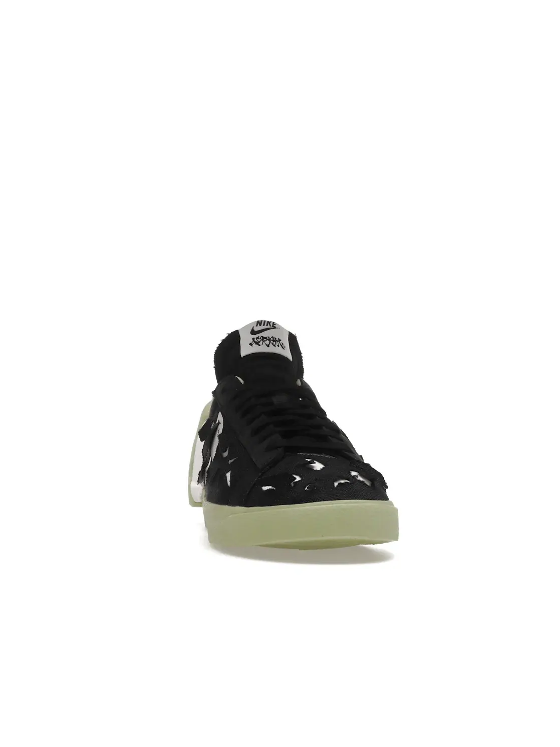 Мужские кроссовки Lifestyle Nike Blazer Low — изображение 2 из 4, черный/белый/оливковый
