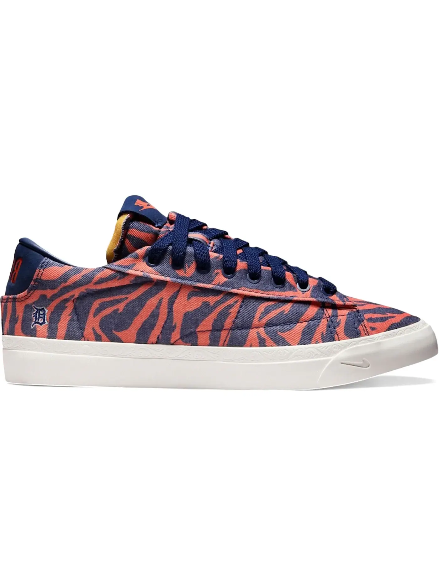 Мужские кроссовки Lifestyle Nike Blazer Low — изображение 1 из 1, оранжевый//синий