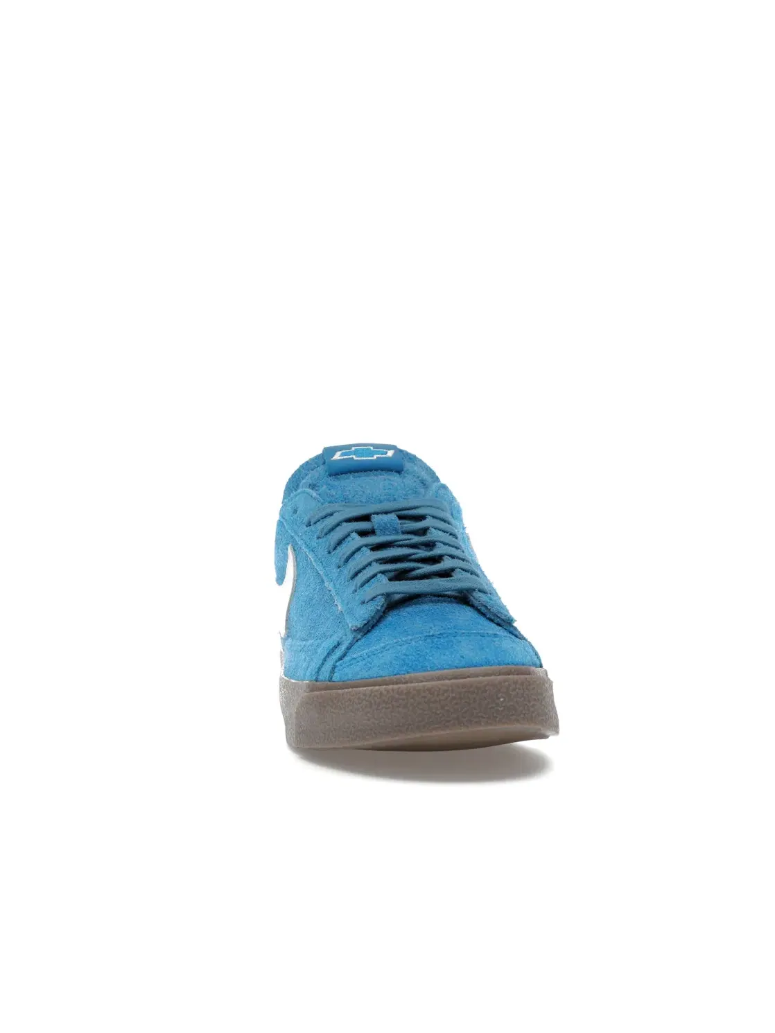 Мужские кроссовки с замшевым верхом Nike Blazer Low — изображение 2 из 4, синий/-темный коричневый
