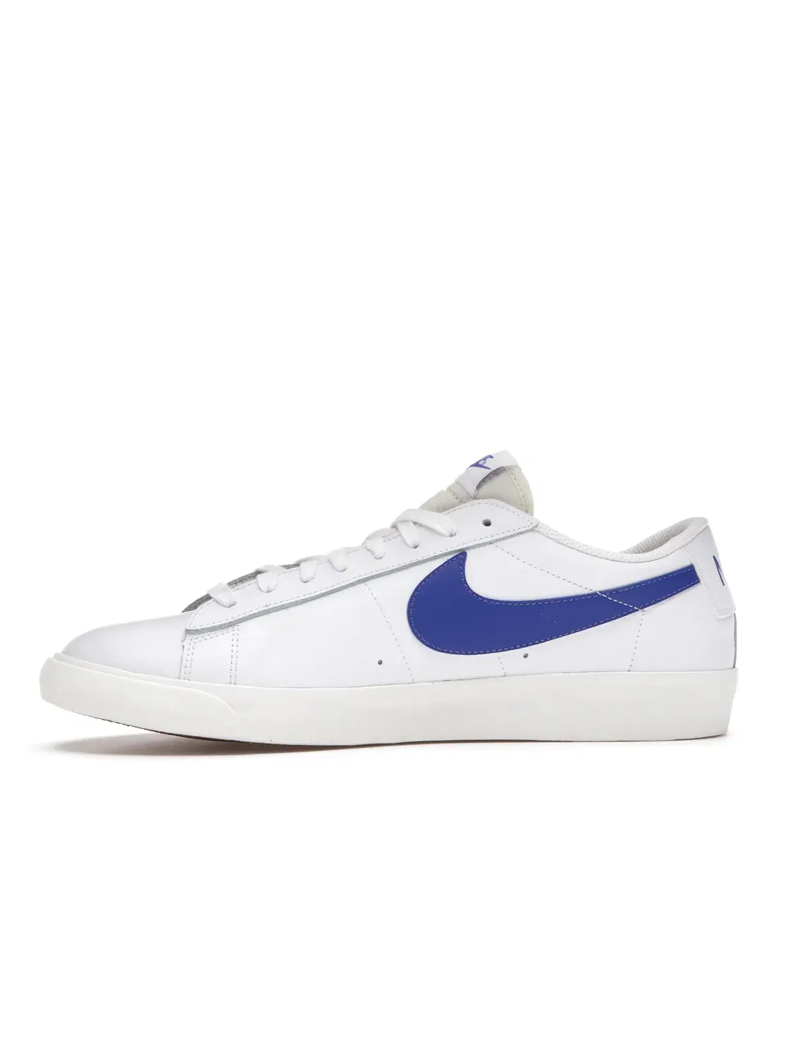 Мужские кроссовки кожаные Nike Blazer Low Leather — изображение 3 из 4, белый//синий