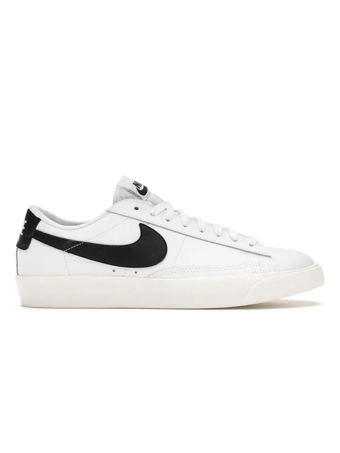 Мужские кроссовки кожаные Nike Blazer Low Nike — изображение 1 из 4, белый/черный